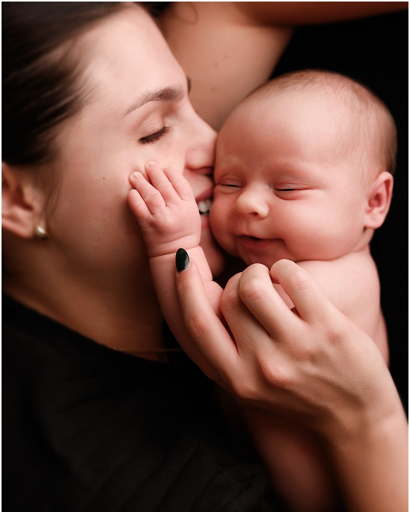 Sweet Baby B,
You challenged me in the gentlest way.
Your three-week-old self made it clear you weren’t interested in being posed.
So I honored that.
You had already given us so much.
We still tried the little beanbag poses,
but you wouldn’t settle for anything less than the warmth of your mother.
So I honored that, too.
And then this moment happened,
a small, stolen breath in the middle of an ordinary moment.
This is where you belong,
right here
in your mother’s arms.
You led the way, sweet girl.
I simply followed.
Sometimes the truest portrait is the one a baby chooses for us.