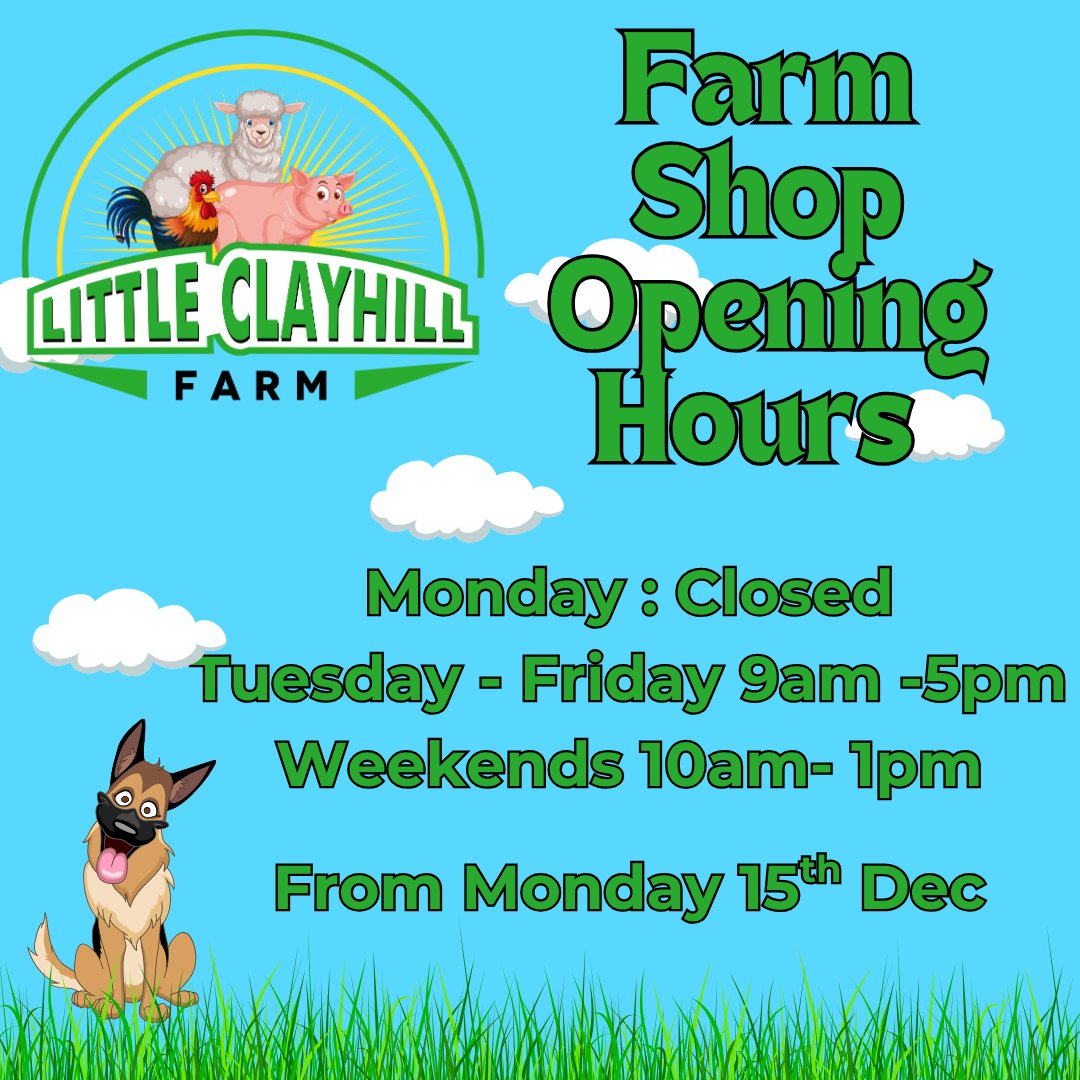 We have changed our opening hours i t he farm shop and Café for the winter ##café #farmshop