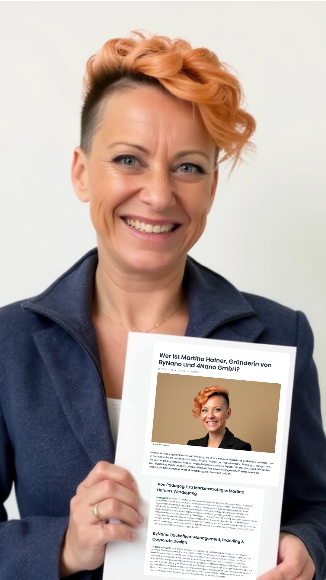 ✨ Veröffentlicht & ich freue mich riesig!
Danke für den tollen Bericht über meinen Weg und meine Herzensprojekte ByNano & 4Nano bei Wer ist Wer. 💛
Schön, die eigene Geschichte einmal von außen erzählt zu sehen.
👉 https://weristwer.com/wer-ist-martina-hafner-gruenderin-von-bynano-und-4nano-gmbh/
#veröffentlicht #dankbar #unternehmerin #gruenderin #frauenimbusiness #4ByNano #weristwer #herzensprojekt #businessstory #sichtbarkeit #stolz #netzwerken