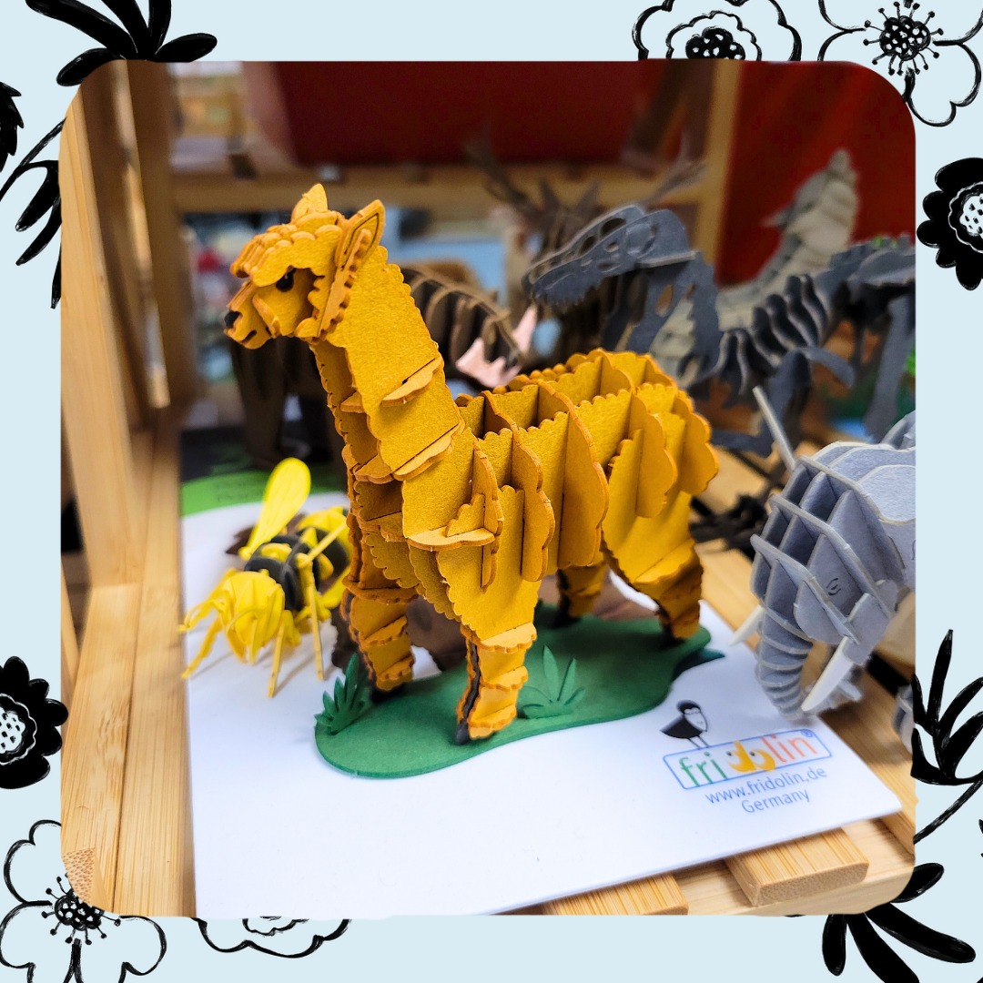 Need a #fun, #calm activity for #Christmas morning, but not everyone likes #puzzles? How about some #adorable paper #models to #build together? #giftideas #shoplocal #westkelowna
