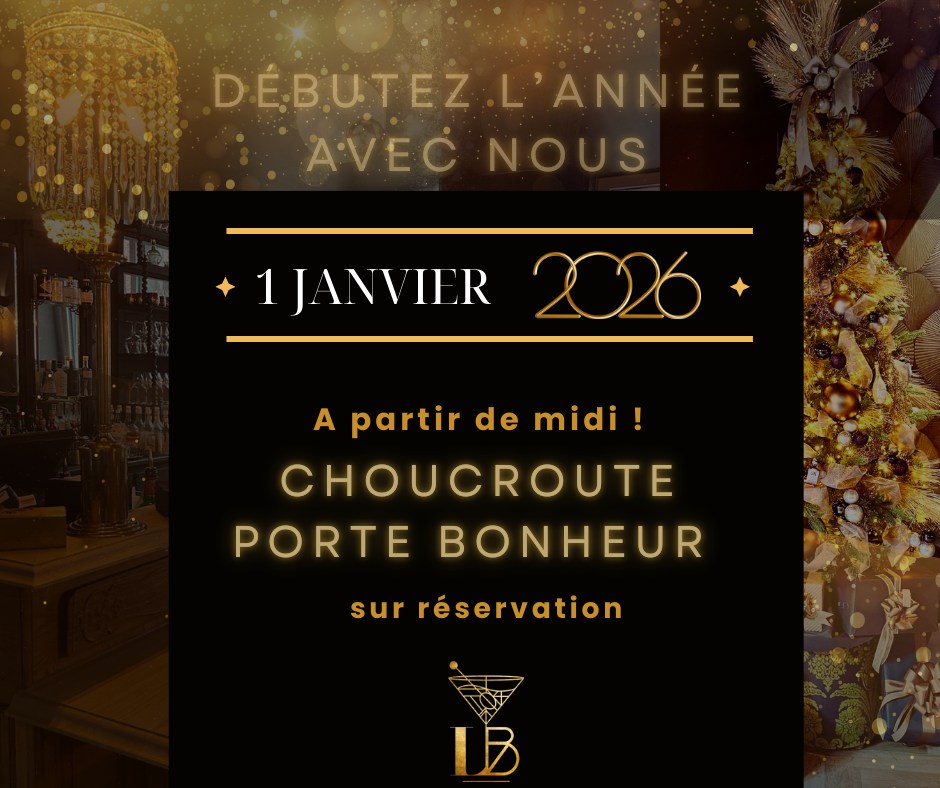 🎉 CHOUCROUTE DU PREMIER DE L’AN AU LILI’S BAR ! 🎉
Ce 1er janvier, on démarre l’année comme il faut : avec une bonne choucroute gourmande, chaleureuse… et porte-bonheur ! 🍀
👉 Ouverture exceptionnelle dès midi
👉 Choucroute : 22 € (la prospérité commence par un bon rapport qualité-prix 😏)
🥂 Petit clin d’œil de tradition :
Sous votre assiette, une pièce porte-chance 💰✨
On dit qu’elle attire la prospérité pour toute l’année… Alors autant mettre toutes les chances de votre côté pour 2026 !
😅 Et pour ceux qui n’aiment pas la choucroute (on ne juge pas… enfin, presque),
on vous propose des boulets à la liégeoise.
Parce qu’au fond, chacun sa tradition : certains attirent la chance… d’autres attirent la sauce ! 😉
🎶 Ambiance cosy, bonne humeur garantie, et l’équipe du Lili’s Bar prête à vous accueillir pour commencer l’année sur une note délicieusement festive.
📍 Rendez-vous le 1er janvier dès 12h !
Go on réserve : www.lilisbar.be