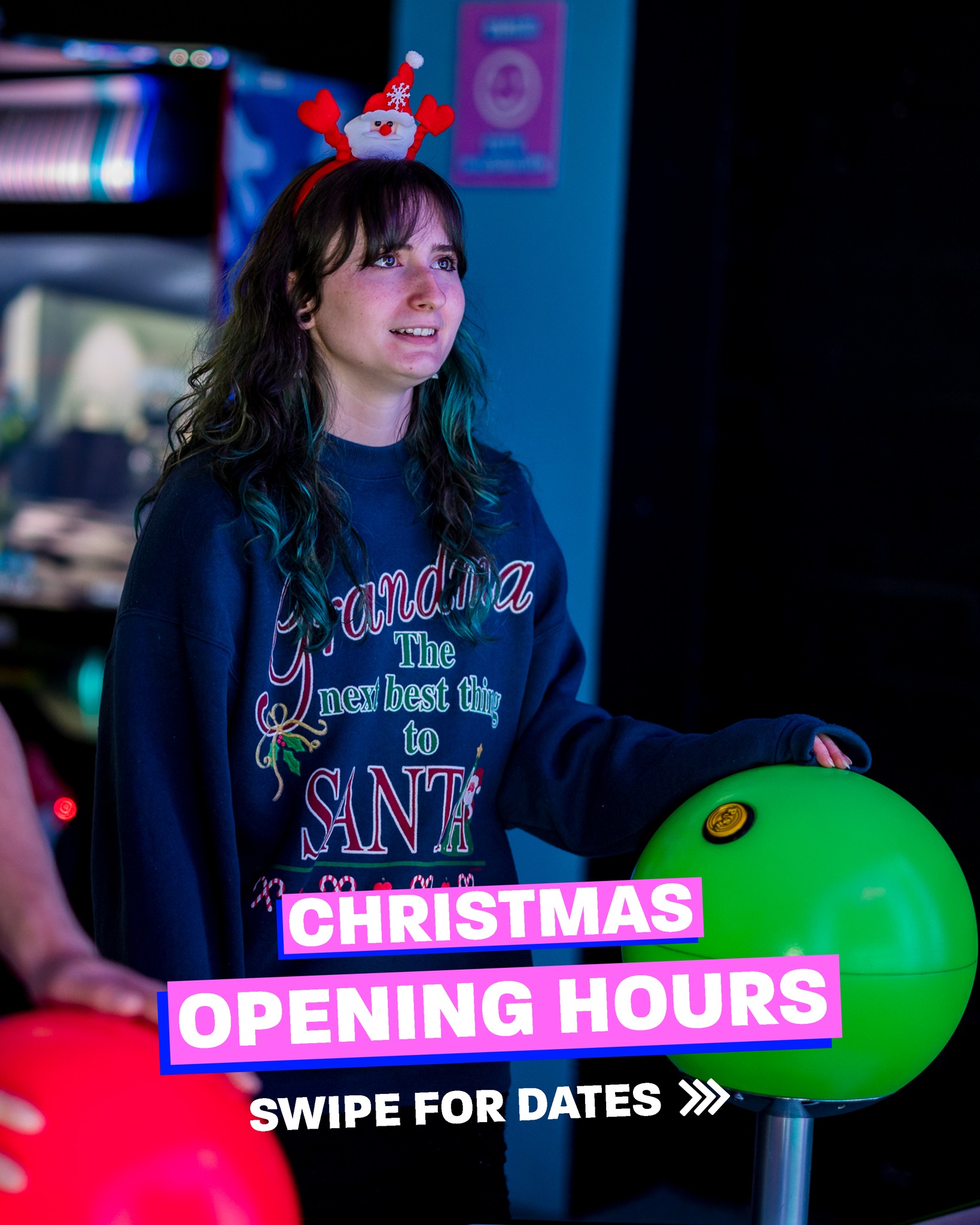 🎄Our Festive Opening Hours are here!🎄
We'll be closed Christmas Eve, Christmas Day, Boxing Day and New Year's Day.
Come and join us for some festive fun, perfect for all ages!
#GamingCommunity #arcadevibes #retrogaming #arcadelife #gameon #arcadegames #highscore #retroarcade #thingstodo #cardiff #farnborough #southampton #poole #bracknell #swindon #worcester #newport #newbury