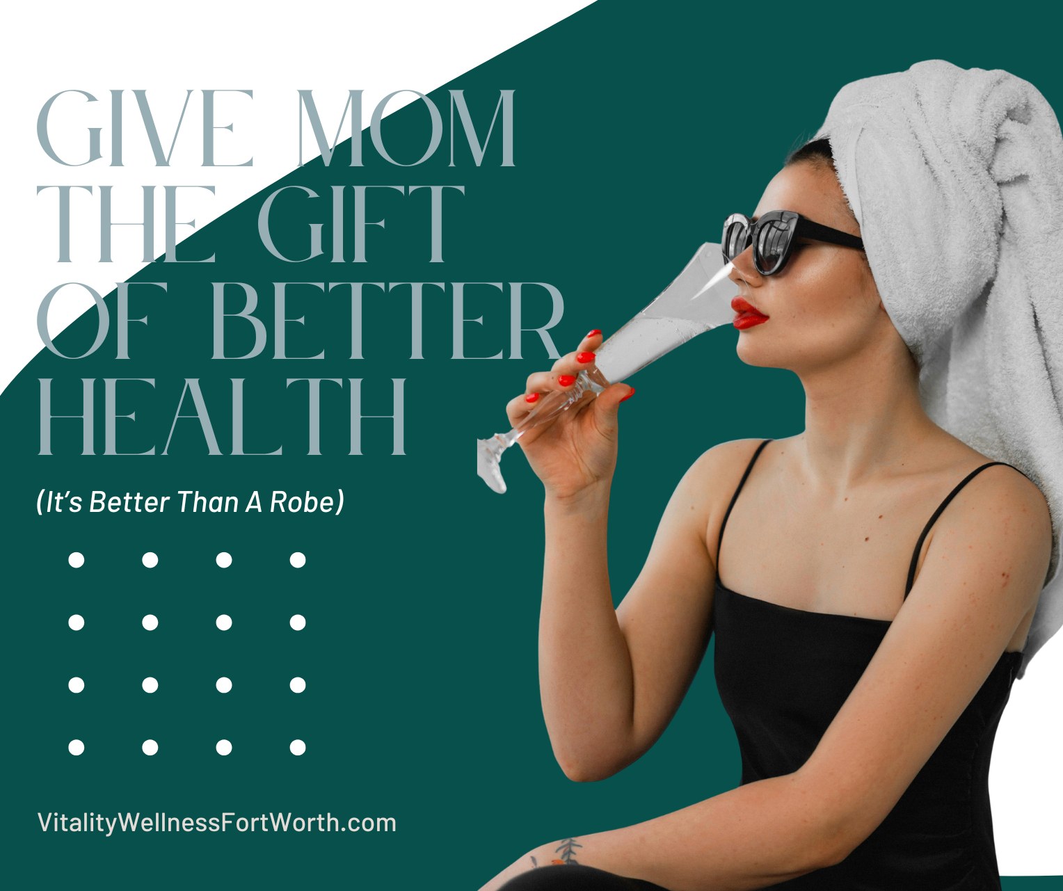 PSSSssssttt... Mom has been eyeing the #Peptides and all the health things this year on her social media. While the pampering and beauty things are GREAT--- Mom's a little more interested in longevity and being around to see the special moments ahead. We have gift cards up to $500 that will allow Mom to pick the treatments like Peptides, Chemical Peels, skin care or PhysiQ that will make her feel seen, loved and appreciated!
Call (682) 233-6131 to order your own gift certificate for Mom!
(𝒫𝒮-- 𝒟𝒶𝒹'𝓈 𝓁𝑜𝓋𝑒 𝒫𝑒𝓅𝓉𝒾𝒹𝑒𝓈/𝒩𝒜𝒟+ 𝒶𝓃𝒹 𝐼𝒱𝓈, 𝓉𝑜𝑜!)
#christmas2025 #christmasgiftideas #peptides #VitalityWellness