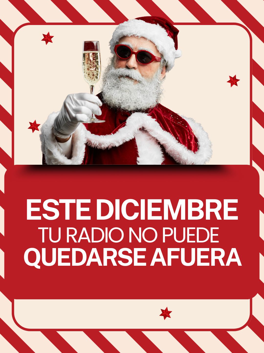 𝗗𝗶𝗰𝗶𝗲𝗺𝗯𝗿𝗲 𝗻𝗼 𝗲𝘀 𝘂𝗻 𝗺𝗲𝘀 𝗺𝗮́𝘀.
Es el momento en que la gente se reúne, cocina, viaja, arma la mesa, espera la medianoche…
Y ahí, la radio es parte de la casa. Parte del momento. Parte de la emoción.
“𝗔𝗹 𝗚𝗿𝗮𝗻 𝗣𝘂𝗲𝗯𝗹𝗼 𝗔𝗿𝗴𝗲𝗻𝘁𝗶𝗻𝗼… ¡𝗦𝗮𝗹𝘂𝗱!” 𝗲𝘀 𝗲𝗹 𝗲𝘀𝗽𝗲𝗰𝗶𝗮𝗹 𝗱𝗲 𝟲 𝗵𝗼𝗿𝗮𝘀 𝗽𝗮𝗿𝗮 𝗡𝗮𝘃𝗶𝗱𝗮𝗱 𝘆 𝗔ñ𝗼 𝗡𝘂𝗲𝘃𝗼, conducido por Pablo Sturzenegger y Marce Cabrera Aubert, dos voces cálidas y profesionales que crean un clima único para las fiestas.
Elegís entre 5 estilos musicales para adaptar la identidad del programa a tu dial:
🎵 Clásicos
🎵 Hits Actuales
🎵 Latino / Urbano
🎵 Rock Nacional
🎵 Dance / Electrónica
🎁 Además incluye PACK DE IMÁGENES para redes sociales
Listo para publicar, profesional y diseñado para anunciar el especial sin que tengas que producir nada.
Solo le das play… y tu radio se transforma en la compañía perfecta de la noche.
Tus oyentes lo sienten.
Tu marca se fortalece.
Y vos resolvés dos noches clave con calidad premium.
📲 Reservalo por WhatsApp: +54 3413001261
🌐 O desde nuestra web: prsaudio.com.ar
CUPOS LIMITADOS - Sujeto a disponibilidad zonal - CONSULTANOS HOY!
#programasradio #programafiestasradio