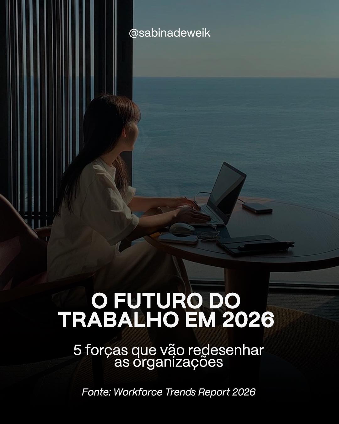 O futuro do trabalho já não cabe mais nas molduras antigas. 🖼️
Cultura desbotada, engajamento em queda, burnout sistêmico, ruídos na adoção da IA e um retorno ao escritório que ainda não encontrou seu propósito.
2026 chega com um pedido claro: reimaginar. Se 2023 foi o ano da adaptação e 2024, o da aceleração, 2026 será o da coragem organizacional.
E você, o que mais sente nos eu trabalho hoje? Cultura? IA? Burnout? Falta de direção? Me conta nos comentários: qual dessas tendências já bateu à sua porta?
E se quiser receber análises profundas sobre o futuro do trabalho, comportamento e tecnologia, não hesite em me contatar e agende uma palestra para se preparar para 2026. 🤝
#SabinaDeweik #tendencia #coolhunting #futuro