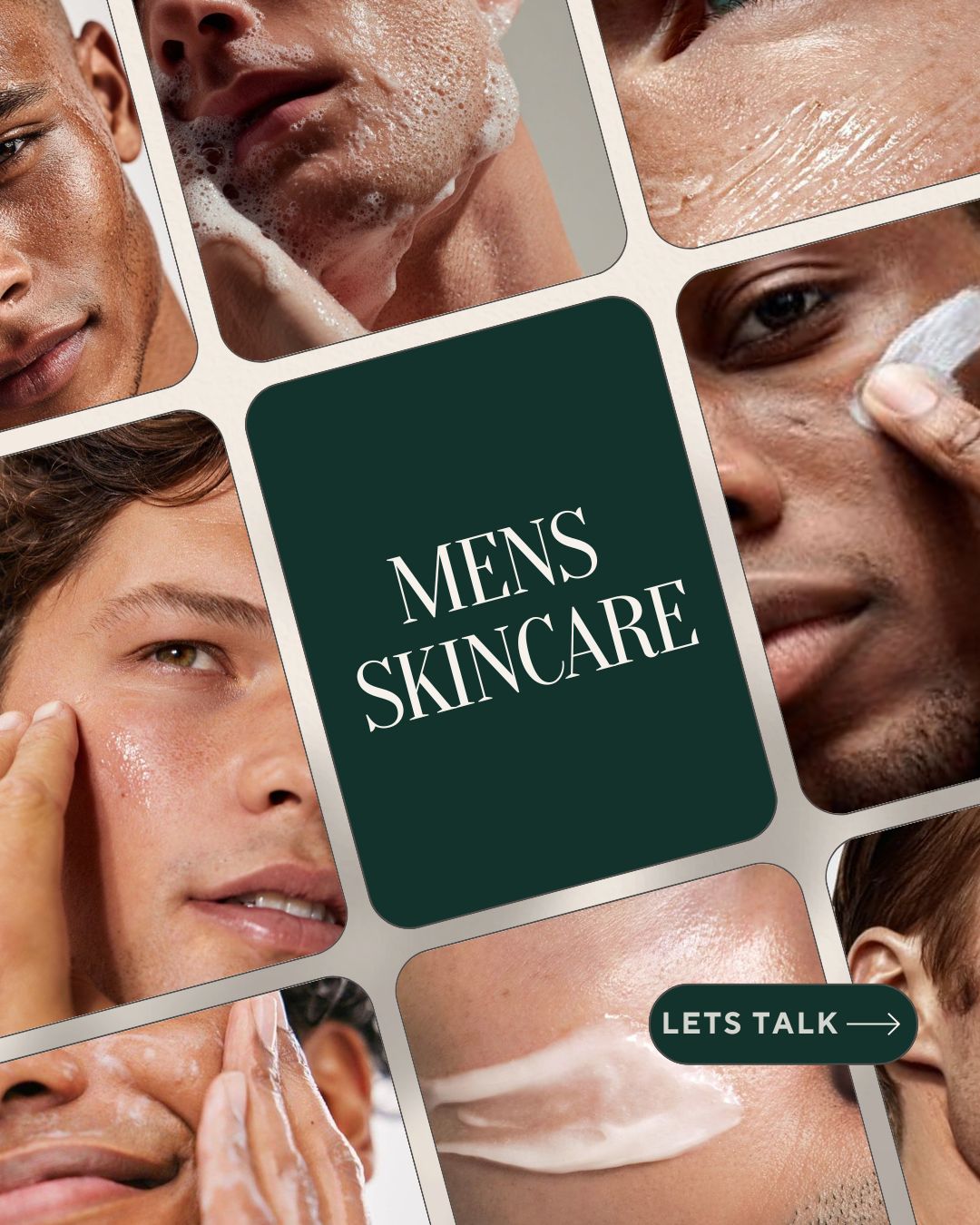 Most men don’t realise that skincare isn’t about vanity , it’s about health.
Your skin protects you every single day, and taking care of it doesn’t make you “extra,” it makes you smart.
Cleanse, hydrate, protect.
Simple habits, long-term results.