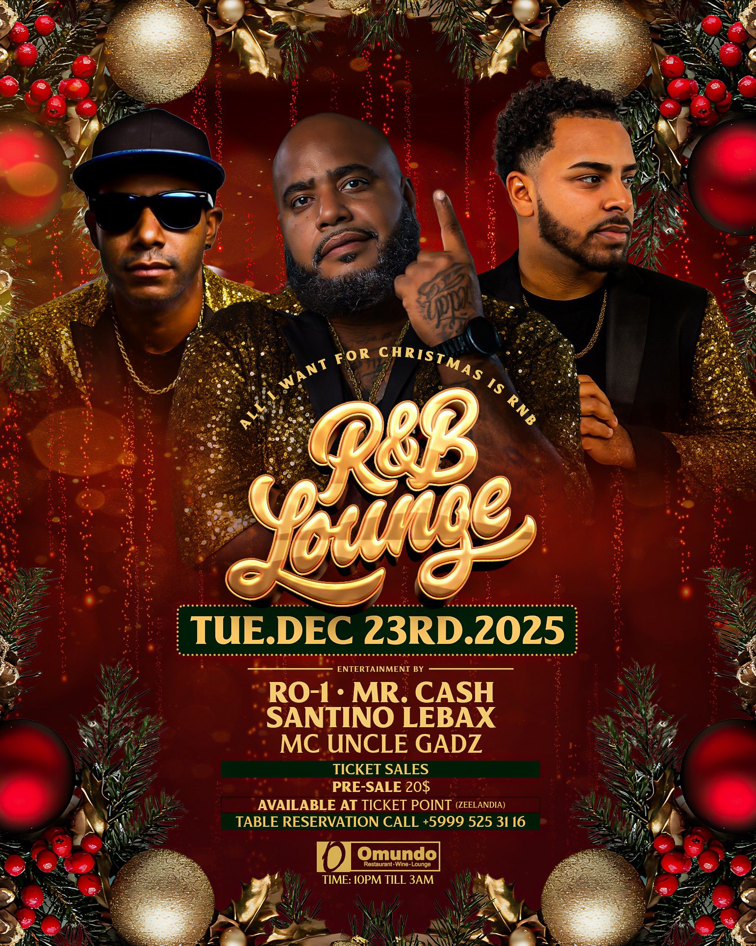 From R&B vibes to our favorite ritmo kombina; december magic is calling—get your tickets and join the celebration! #tickets #christmas2025 #december2025 🎟️ Tickets are now available: pay online and pick-up anytime or just visit our store in Zeelandia! 🎁Participate with every purchase to WIN the new iPhone 17 #christmasmagic #curacao 🌟Lights, laughter, and holiday cheer… get your ticket now, year-end is near! #newyear #newgoals
-------
Ticket Point is located at Zeelandia Mall, next to Building Depot. 𝗦𝘁𝗼𝗿𝗲 𝗛𝗼𝘂𝗿𝘀:▪️Tuesday/Wednesday 12:00 - 16:00,🔹Thursday/Friday 12:00 - 18:00🔺Saturday 9:00 - 18:00. #tickets #news #events2025