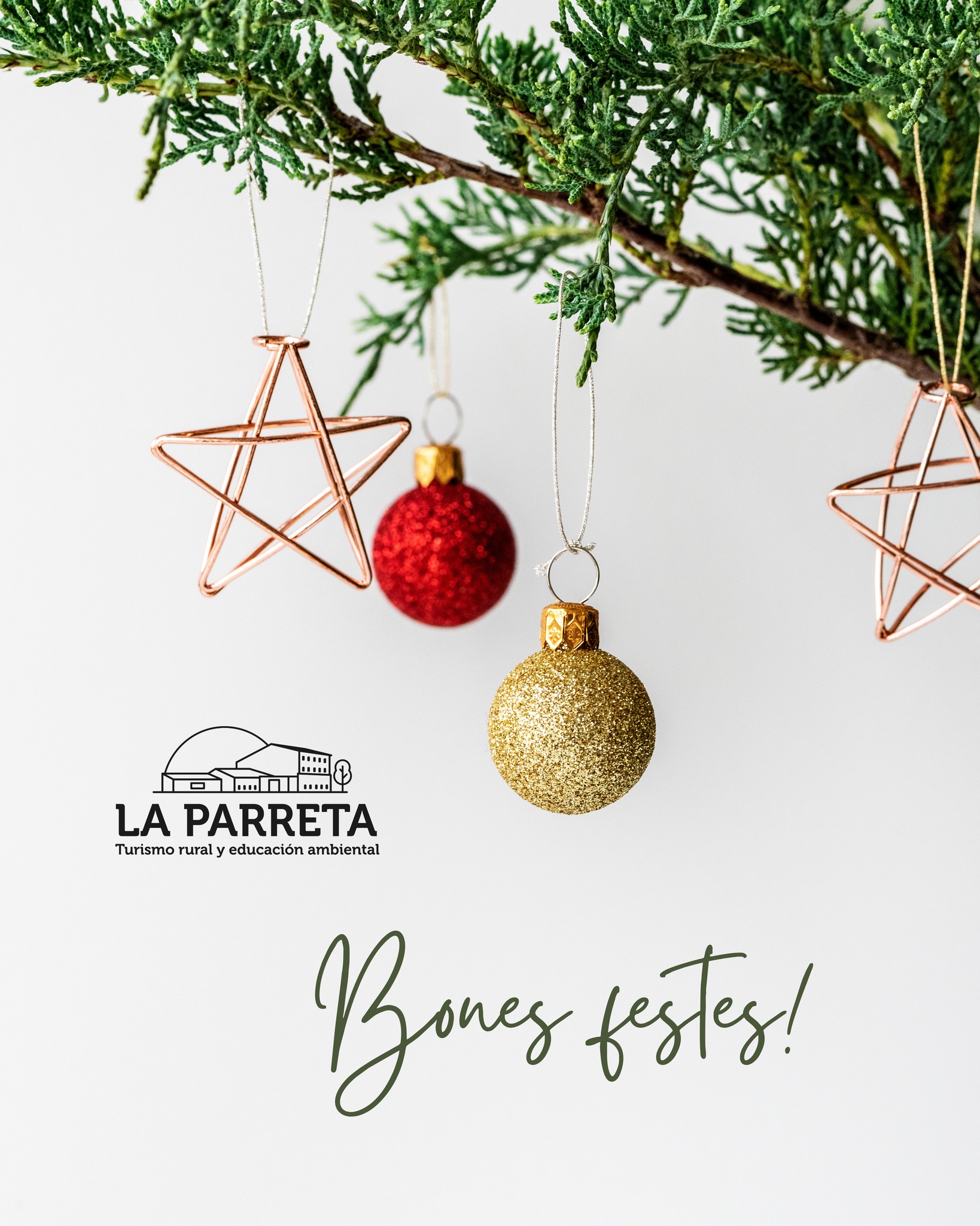 Des de La Parreta us volem desitjar Bones Festes i un Any Nou ple de natura i bons moments 🎄✨
Gràcies a tots i totes els que aquest any heu compartit instants amb nosaltres: rutes, rialles, descobriments i aquella calma tan especial que només dona el nostre entorn.
Que el 2026 ens porte més experiències, més territori i més motius per tornar a retrobar-nos 💚🏞️
Bones Festes i feliç Any Nou!
#laparreta #alberglaparreta #turismocastellón #vilafranca #turismevilafranca #elsports