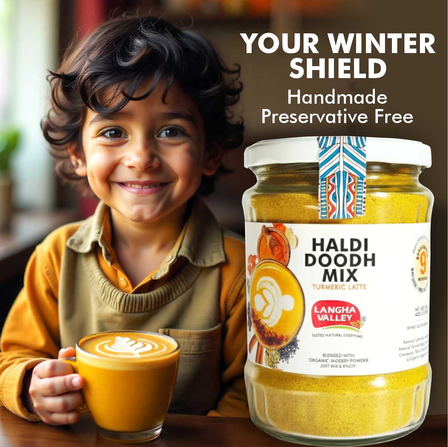 Embrace the Wniters with a Warm Haldi Hug!
Our Haldi Doodh Mix is a perfect blend of powerful turmeric and aromatic spices. Stir into warm milk for an immunity-boosting, deeply comforting bedtime ritual this winter.
#haldidoodhmix #turmericlatte #organicturmeric #turmeric #langhavalley