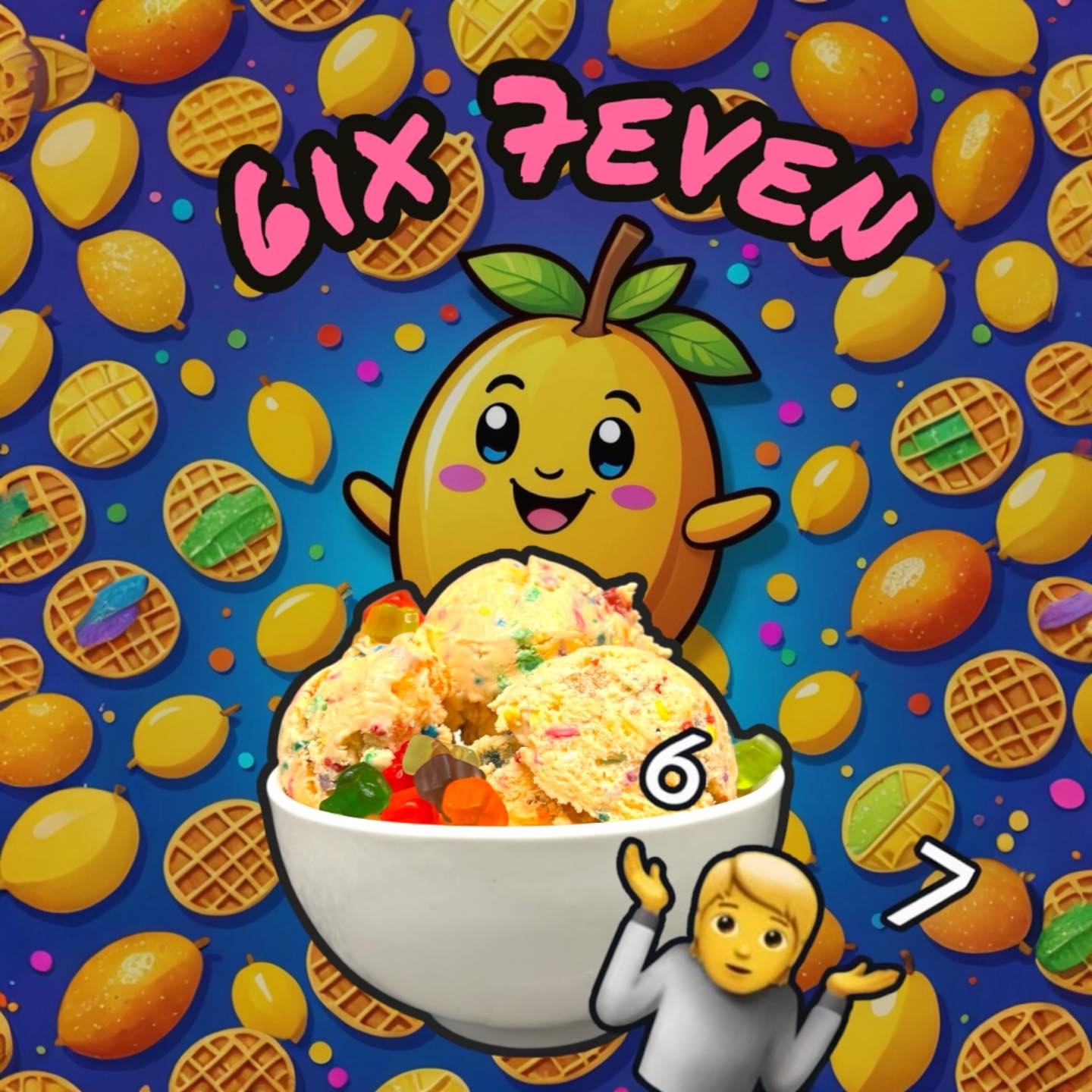 🌟 **Exciting News for Ice Cream Lovers!** 🌟
After consulting with our most dedicated ice cream demographic, we’re thrilled to unveil a special treat just for you! For a limited time, we’ve handcrafted a **Mango Ice Cream** that’s absolutely packed with flavor! 🍦✨
This delightful creation features gummy bears, sprinkles, and Nerds, making it a fun and tasty experience for everyone. If you know, you know—make sure to swing by and indulge in this unique flavor before it’s gone! Your taste buds will thank you! 🎉🍭