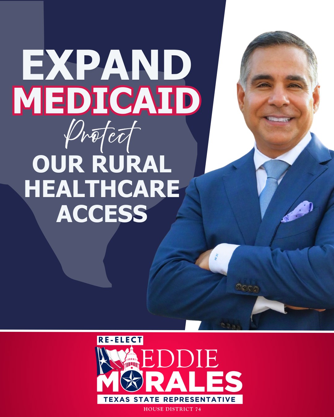 In rural communities, Medicare plays a crucial role in keeping clinics open, supporting local hospitals, and ensuring seniors receive consistent care.
As healthcare gaps widen across Texas, protecting Medicare becomes even more urgent.
I’m working to strengthen funding, preserve benefits, and support the providers who serve District 74’s most vulnerable populations.
Your experiences matter. Share how Medicare impacts your family or community, and help shape our healthcare priorities for HD74.
#HouseDistrict74 #TexasProud #TXLege74 #MoralesForTexas #AVoiceForAll #Texas #HD74 #TXLege