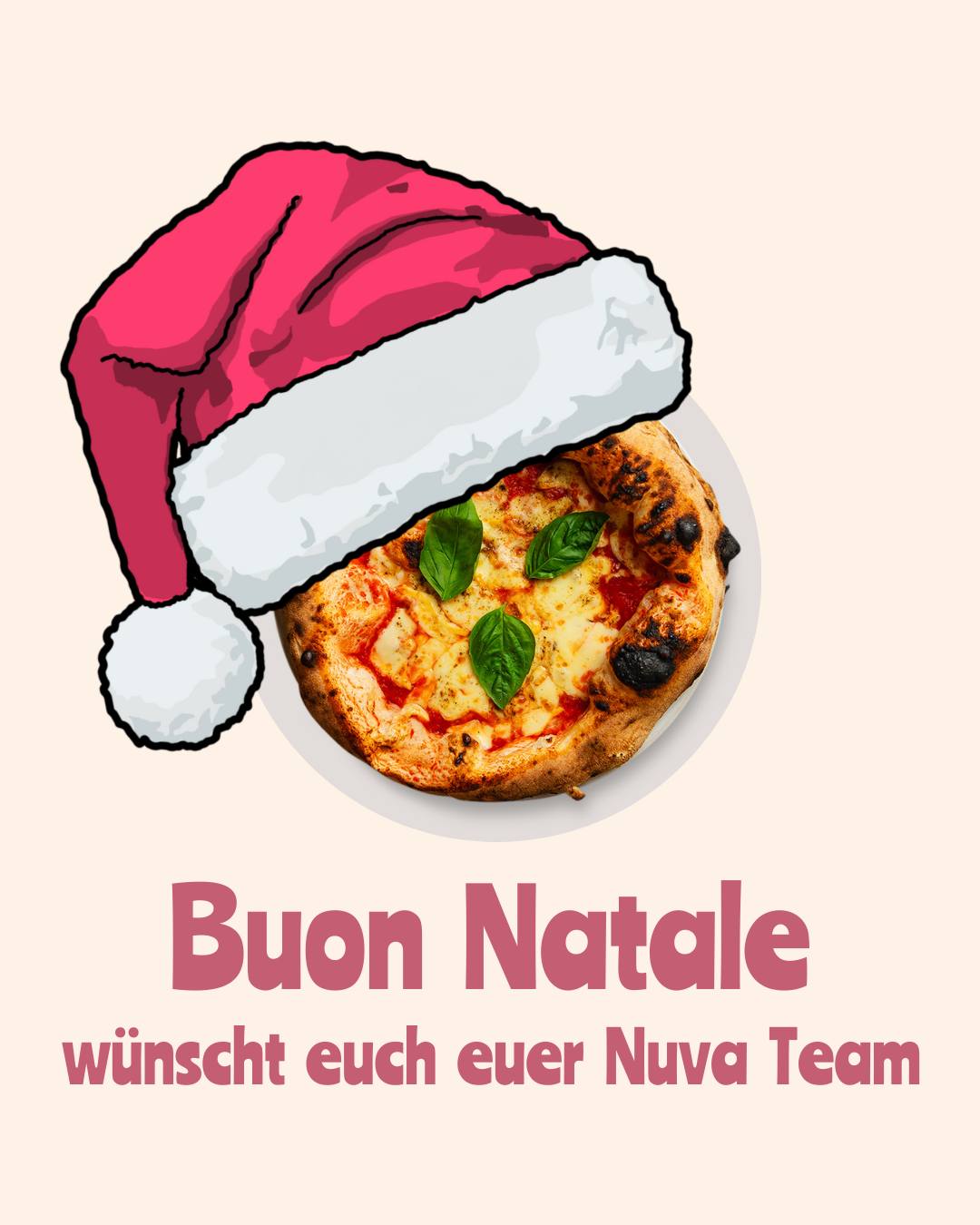 🎄✨ Buon Natale von Nuva! ✨🎄
Wir wünschen euch frohe Weihnachten voller Genuss, Liebe und leckerer Momente – natürlich mit Pizza, Spritz & allem, was das Herz begehrt. 🍕🥂💛
Danke, dass ihr dieses Jahr mit uns geteilt habt – auf ein genussvolles 2026! 🇮🇹
#nuva #buonnatale #froheweihnachten #pizzalove #spritzoclock #italianvibes #communitylove