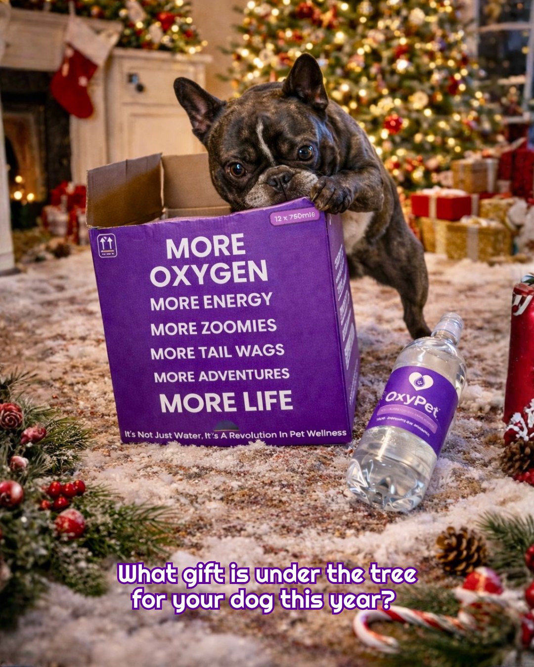 What gift is under the tree for your dog this year? 🎁
What if this year’s gift isn’t a toy or treat but a subscription to a happier, healthier life?
Because unlike toys that get shredded and treats that disappear, OxyPet supports your dog’s health, hydration, and wellbeing every single day.
Give the gift of OxyPet to your best friend this year →
https://www.oxypet.co.uk/product-page/oxypet-oxygen-water-subscription