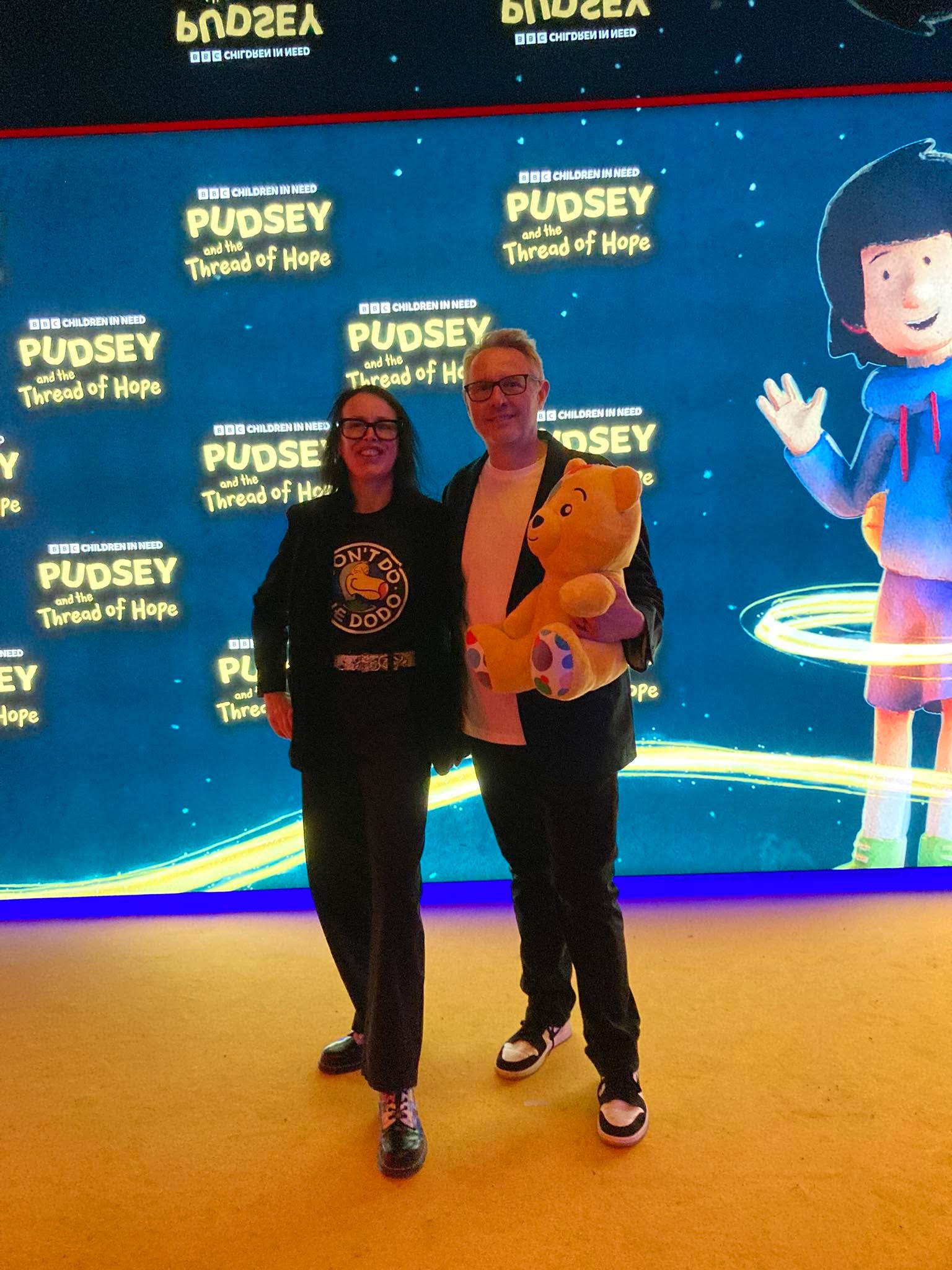 Pudsey and the Thread of Hope ❤️
Wow! What can I say? I am so proud of Tony & his AMAZING creative team for producing such an incredible Animation featuring Pudsey Bear for the first time EVER. This beautiful & emotional animation will be broadcast on BBC1 at 10.20am on Christmas Eve. I won’t say too much but get the tissues at the ready. It truly is one of the most incredible pieces of animation I’ve seen. Well done EVERYONE who has worked so hard for YEARS to bring this to the big screen. It really will have a MASSIVE impact & help raise important awareness of how wonderful CIN really is & how it can really make a difference & make children feel loved & happier through difficult times. 🙌❤️🙌❤️🙌❤️ Well Done Everyone xxxxx