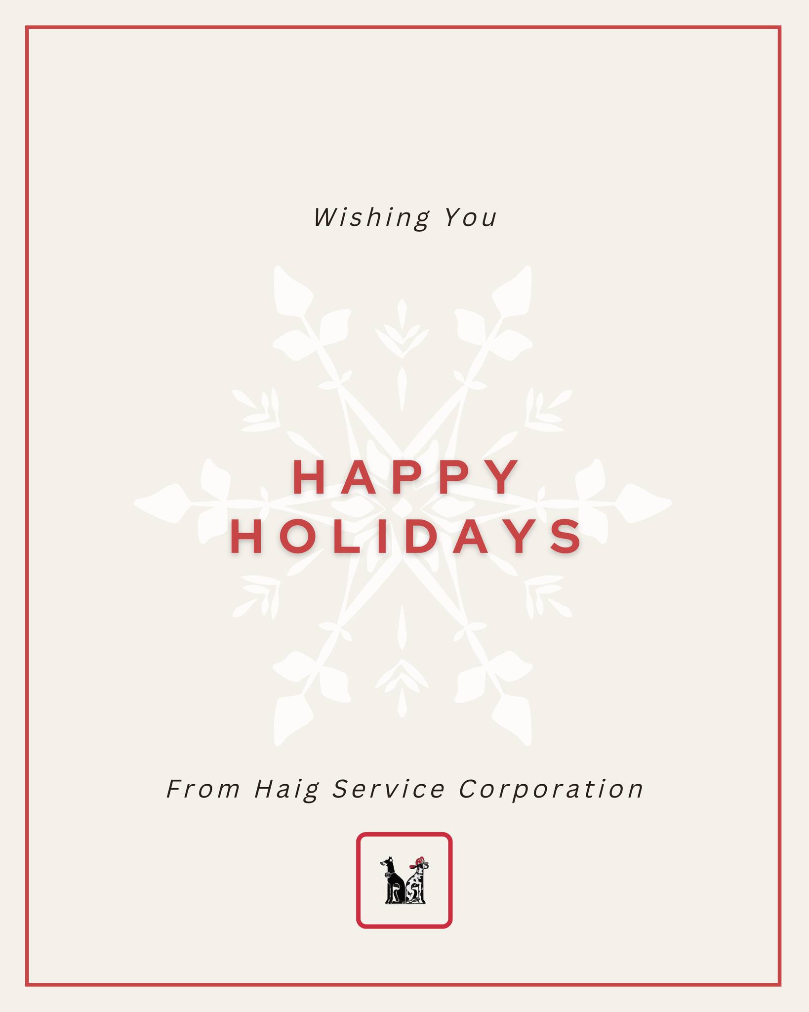 Happy Holidays to all our clients, friends, team members, and family. Wishing you all a safe, secure, and restorative end-of-year. ⭐