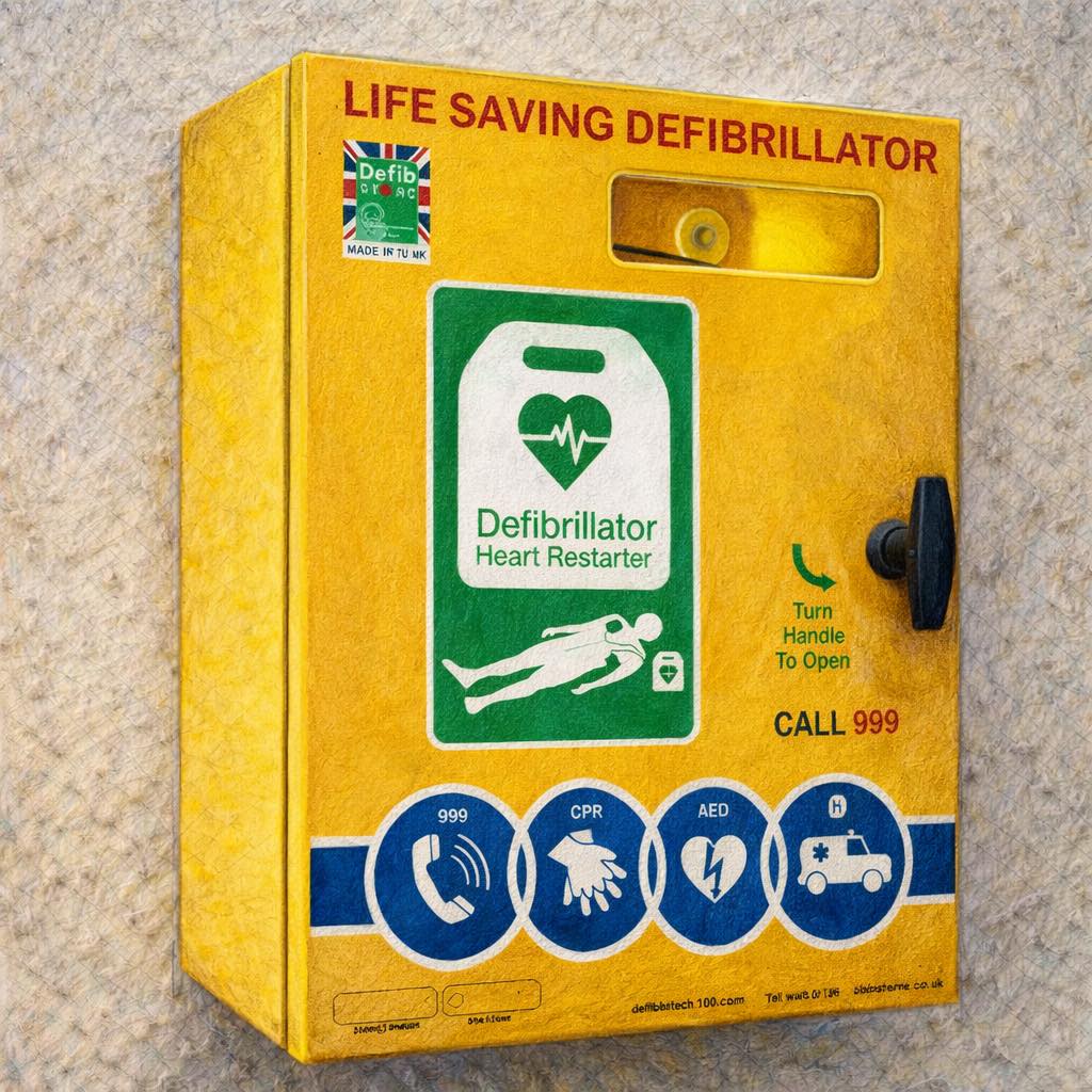 Defibrillators should be easy to find and easy to use
A defibrillator that cannot be found quickly cannot save a life.
National guidance recommends that defibrillators are clearly signposted, visible, and accessible at all times where possible. Locked cabinets and poor signage can cause delays when every second counts.
Communities that invest in visibility and awareness give bystanders the confidence to act without hesitation.
Knowing where your nearest defibrillator is today could save a life tomorrow.
Ready to learn life saving skills?
Message us today to book your course or find out more about our training.
#BystandersToLifesavers #NobodyLeftWithoutCare #PreparedPeople #SaferWorkplaces #StrongerFamilies #DTMK #FirstAid #FirstAidTraining #MiltonKeynes #Buckinghamshire #Bedfordshire #Northamptonshire #Oxfordshire