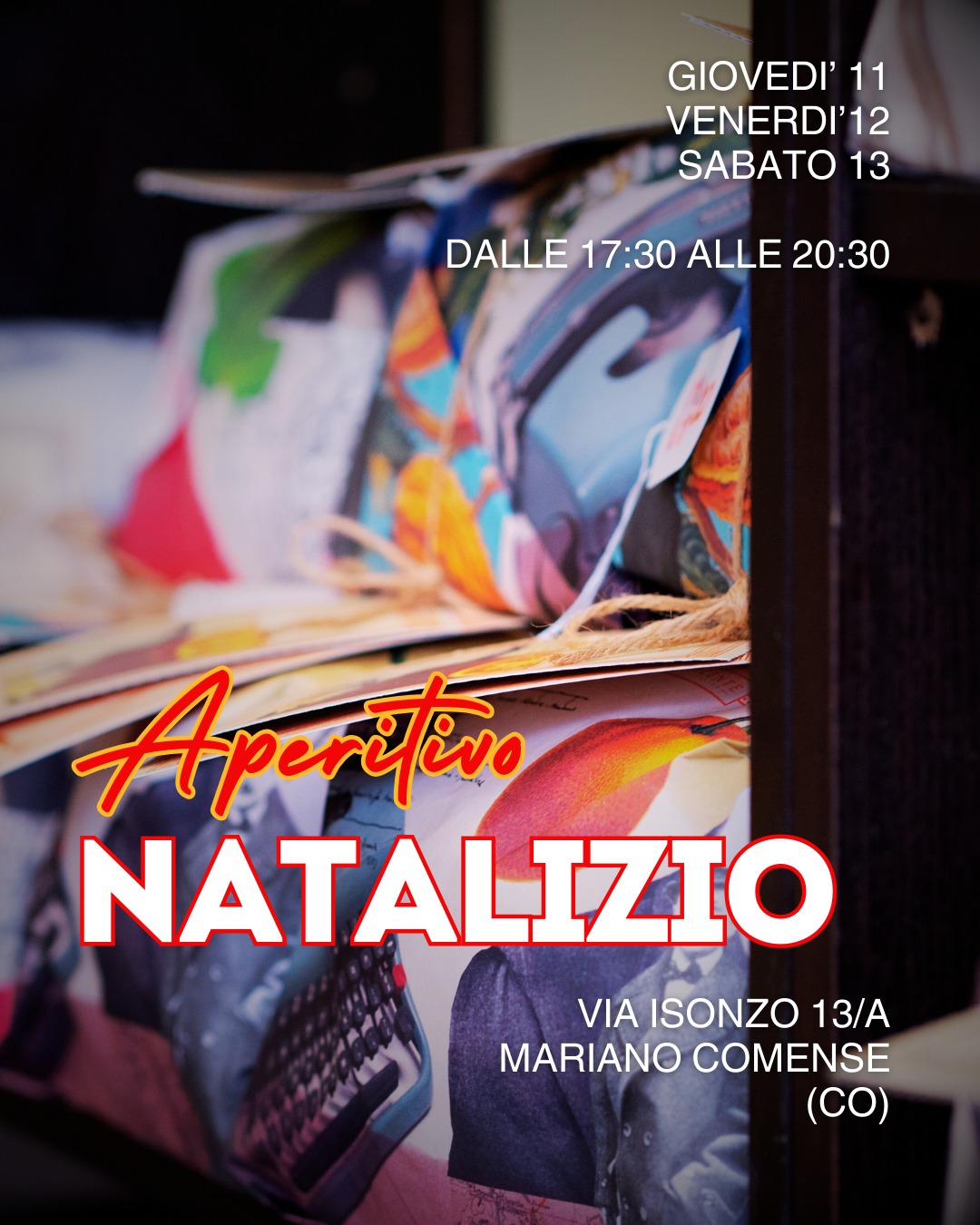 Questa settimana ultimo appuntamento con il nostro aperitivo
e per l'occasione abbiamo pensato di farti assaggiare i nostri panettoni!
🗓️ GIOVEDÌ 11, VENERDÌ 12, SABATO 13
⏰ Dalle 17:30 alle 20:30
Scegli il tuo abbinamento preferito 👇
1️⃣ Lasagnetta al Ragù con Calice di Rosso— €12,00
2️⃣ Bis di Panettoni e Calice di Spumante — €12,00
Ti Aspettiamo!
📞 031745687
Ci vediamo a partire da stasera!
📍 Degustibus, Via Isonzo 13/A, Mariano Comense (CO)
#degustibus #degustibuscafe #aperitivo natalizio