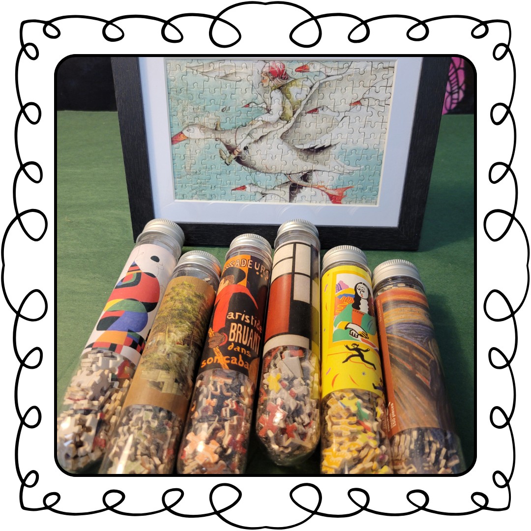Have an aunt who's a wiz at #puzzles? Or maybe a cousin who needs to get off their phone for a bit? How about a #tiny, adorable 150-peice puzzle that will fit in a picture frame? #giftideas #shoplocal #westkelowna