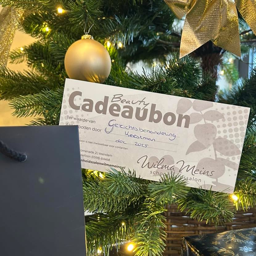 🎁🎁🎁
Cadeautip:
Geef een cadeaubon voor een heerlijke gezichtsbehandeling!
We adviseren je graag!
🎁🎁🎁