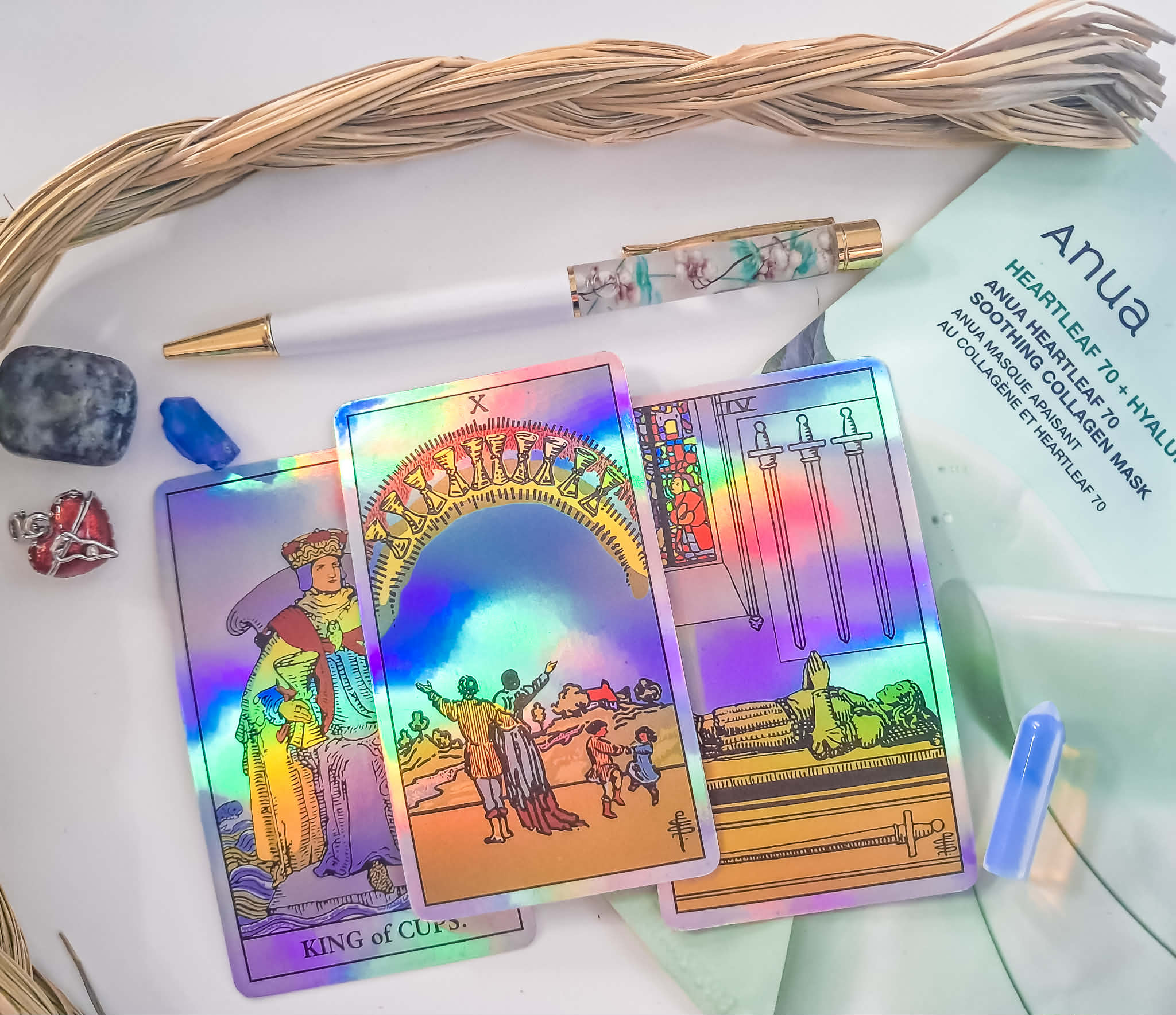 Good morning, loves.
Today began in a full whirlwind — my 200-pound dog, Atlas, decided he was done waiting on humans and took himself for a stroll through the village, unintentionally terrifying the town folk before I’d even had coffee. Chaos, fear, relief… and then a deep breath. 🐾
When I finally sat with the cards, the message was clear: today is about coming back together.
✨ Ten of Cups — Center Card
At the heart of today is emotional fulfillment, harmony, and connection. This is family energy — blood family, chosen family, soul family. It’s about remembering who feels like home and allowing joy to be shared rather than held alone.
🌊 King of Cups — What to Lean Into
Emotional leadership is your strength today. The King of Cups asks us to respond instead of react, to hold space with compassion, steadiness, and wisdom. Feel deeply, but don’t let emotions rule the room. Be the calm presence others can lean on.
🕊 Four of Swords — What to Avoid
Today isn’t a day to rest on your blessings or retreat inward. This card cautions against emotional withdrawal or going quiet when connection is the medicine. Many of today’s blessings come through other people — conversation, engagement, shared moments. Gentle pauses are fine, but don’t disengage from the community that’s holding you.
The overall message:
Even if the day starts messy or loud, today is about gathering, reconnecting, and choosing emotional grace. Show up. Reach out. Let yourself receive support as much as you give it. (Pic of todays chaos culprit for dog tax.)
Vote in the poll and tell me — which card is speaking to you today? 💛
#DailyTarot
#TarotPoll
#TenOfCups
#KingOfCups
#FourOfSwords
#CollectiveReading
#TarotCommunity
#HeartCentered
#EmotionalWisdom
#SpiritualGuidance
#MorningRitual
Even if the day starts messy or loud, today is about gathering, reconnecting, and choosing emotional grace. Show up. Reach out. Let yourself receive support as much as you give it. (Pic of today's chaos culprit for dog tax.)