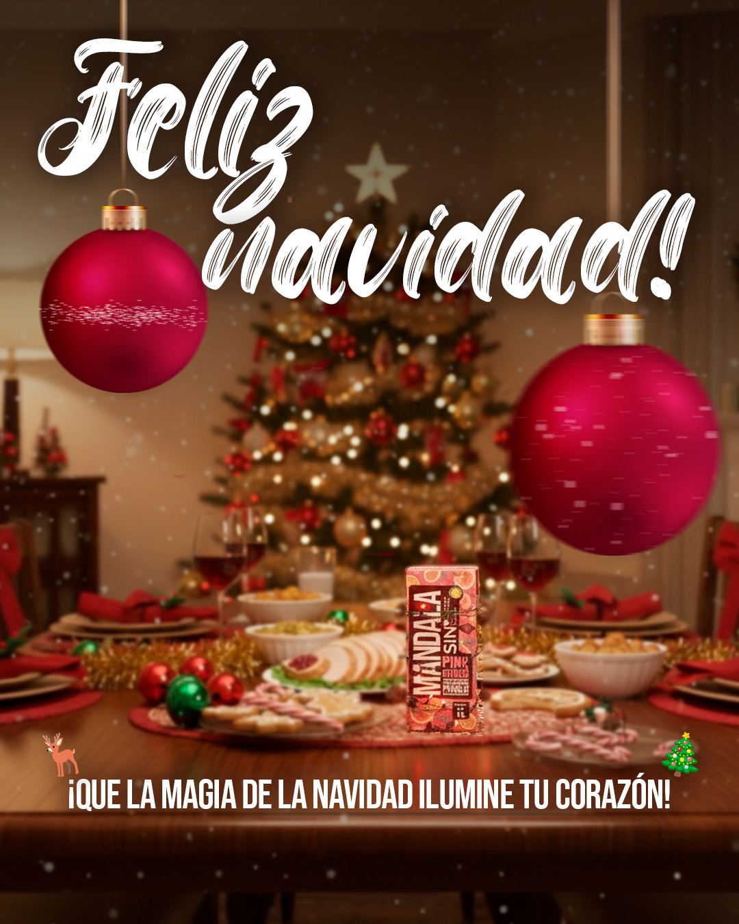 ¡Feliz Navidad! Que estas fiestas estén llenas de alegría, risas y
buenos momentos. Con cariño, Mandala 🎄🌟