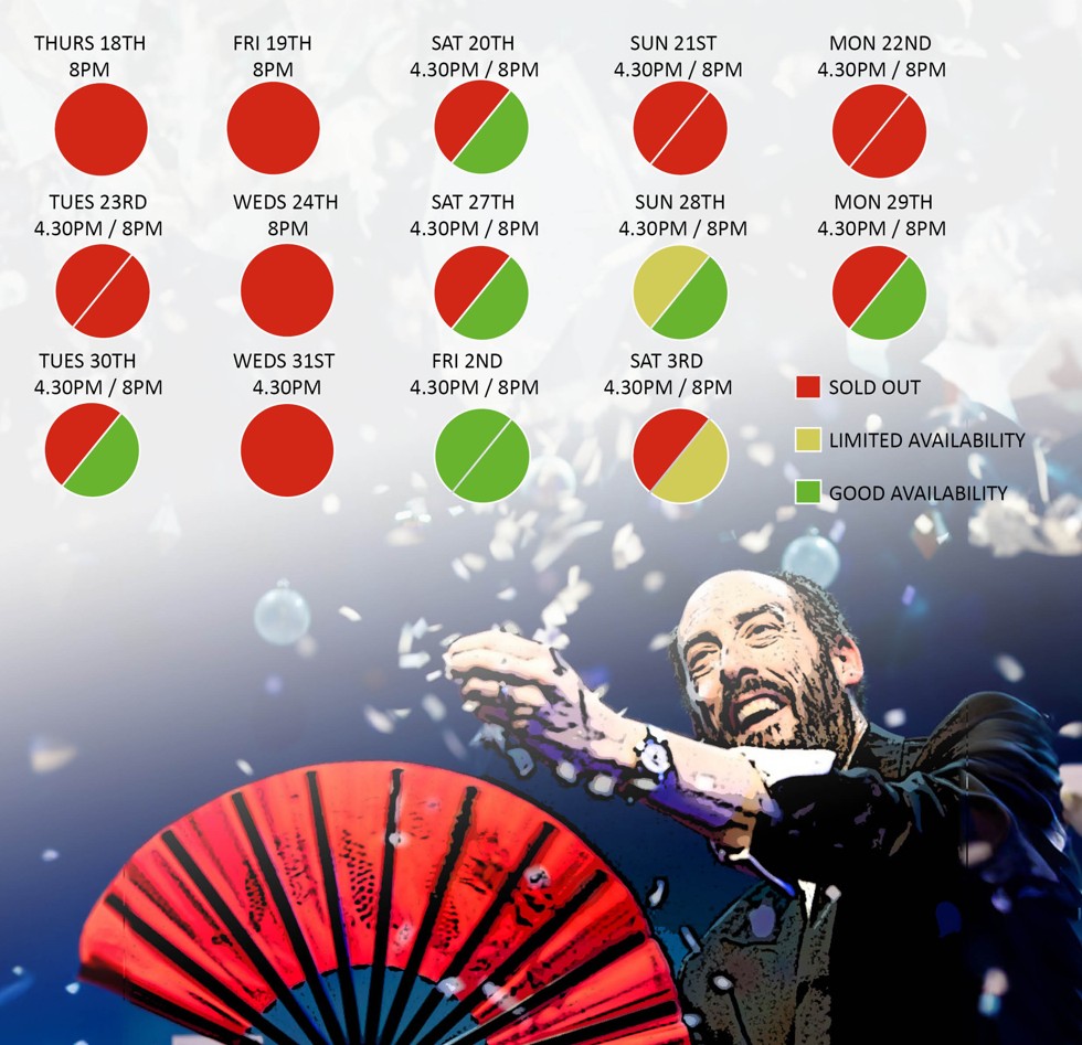 The fabulous Peter Clifford is almost in the building, and ticket presales have gone WILD this year!
15 performances have sold out before the show has even opened, so if you want to catch some mind bending magic, seasonal cheer and a helping of good, old fashioned charm you'd been jump on to one of the few remaining showings that still has space!
Peter Clifford's Fabulous Feats of Festive Family Foolery!
📆18th December - 3rd January
⏰4.30pm and 8pm daily
(with exceptions)
🎟Link in bio
##christmas2025