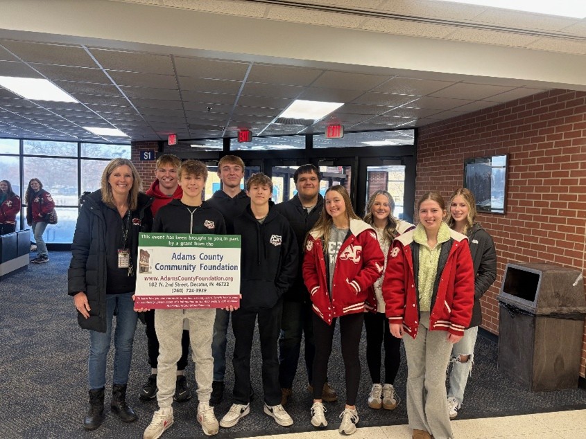 The many local buses zig-zagged through our county with over 300 area students to give them the opportunity to visit various career, trades and educational/ vocational classes offered through the schools in Adams County. Bellmont High School, Adams Central High School, and South Adams High School all participated with the Adams County Community Foundation (ACCF) underwriting the transportation costs.
While a high school student, many students can be educated and prepared to enter the workforce (or leap into the college level course work) in these areas with this high school instruction. CTE Classes offered in our county include: Fire and Rescue, Precision Machining, Auto Tech, Computer Science, Advanced Animal Science, Digital Design, Criminal Justice, Early Childhood Education, Nursing/CNA, Radio & TV, Welding, and Construction, Fashion and Textiles, Aerospace, Biomedical, Landscaping, Advance Manufacturing and Accounting.
Deb Cook, ACCF Scholarship Administrator, reported that in recent years, the ACCF has awarded over 400 scholarships per year for our local students. Cook adds that she has been the scholarship administrator for 20 years, and she was impressed to learn there are so many CTE classes available for our high school students. Our community should be aware of these many opportunities for our youth.