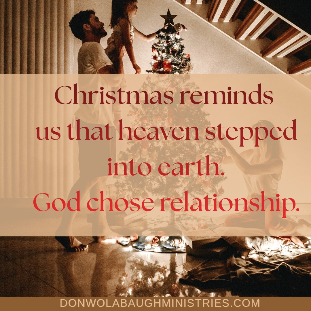 Heaven Came Near
Christmas reminds us that heaven stepped into earth.
God chose relationship.
✨ “The Word became flesh and made His dwelling among us.” – John 1:14
He is closer than we think.