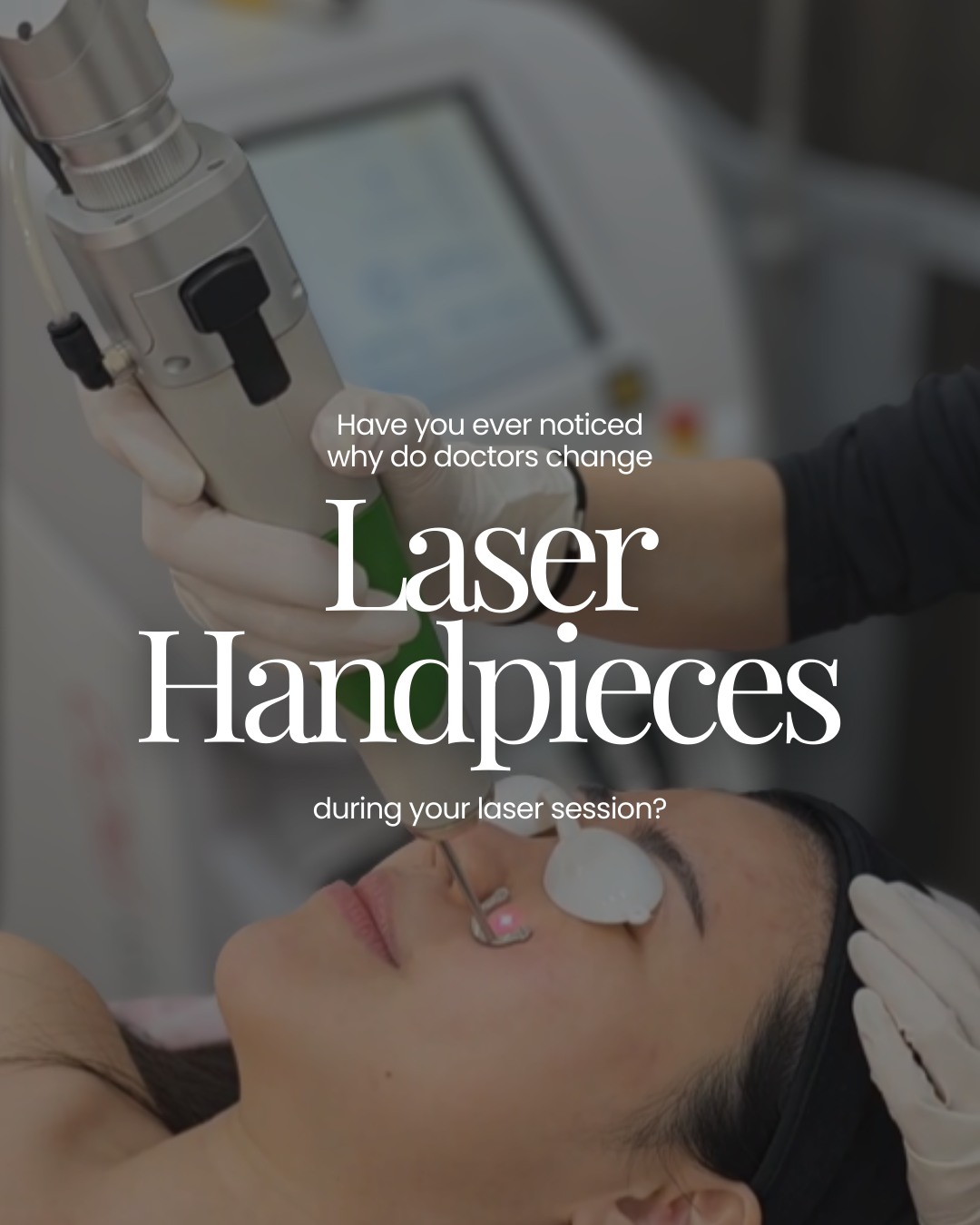 Your Pico session isn’t “just one laser zap”.
We switch handpieces because each one targets a different layer of your skin — pigment, texture, scars, all handled differently.
It’s skincare, but smarter. ✨
