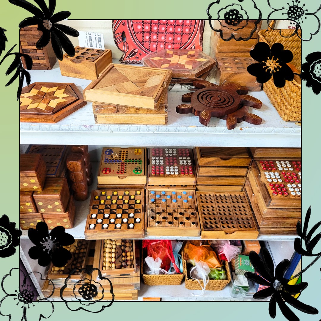 Whether you're looking for a quiet activity like a board #game or something to rouse the neighbours with an #instrument anyone can play, we've got your #holiday #fun covered! #fairtrade #handmade #giftideas #shoplocal