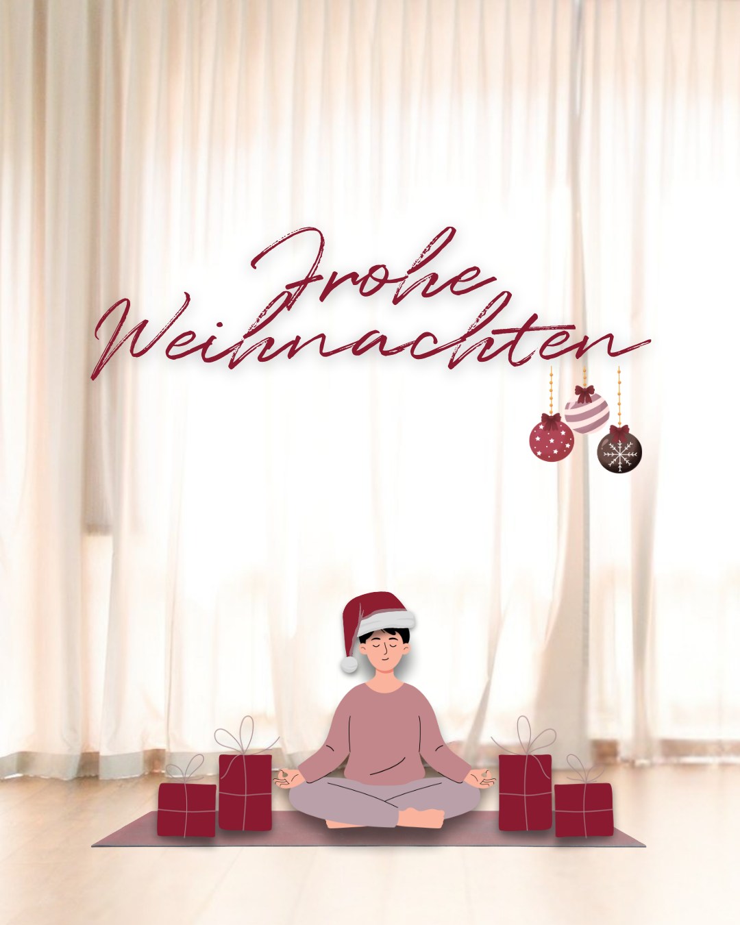 ✨ Merry X-Mas aus dem Yogaraum ✨
🤍 Wir wünschen dir funkelnde Feiertage, liebevolle Stunden mit deinen Herzensmenschen, magische Momente der Stille und eine wohltuende Zeit ganz für dich.
🧘♀️ Danke, dass du Teil unserer Yogaraum-Community bist.
Es ist so schön, diesen Raum mit dir zu teilen – auf der Matte, beim Atmen, im Miteinander.
✨ Wir freuen uns auf viele gemeinsame Yogamomente und verbindende Begegnungen mit dir in 2026.
🎄 Fühl dich gehalten, genährt und willkommen – heute und im neuen Jahr.
#yogaraumravensburg #yogacommunity #weihnachtsgrüße #merryxmas
#achtsamkeit #yogalife #yogaimalltag #stillezeit #bewusstleben #yogaliebe
#ravensburg