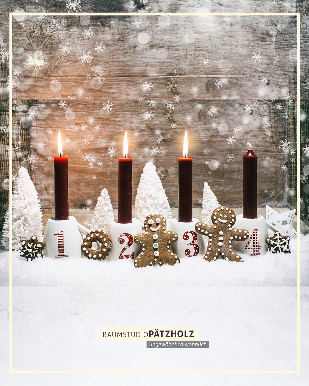 Wir wünschen einen gemütlichen dritten Advent! 🕯✨
www.raumstudio.com
____
#raumstudio #raumplanung #raumplaner #raumstudiopätzholz #pätzholz #rielasingen #bodensee #dritteradvent #adventszeit #advent