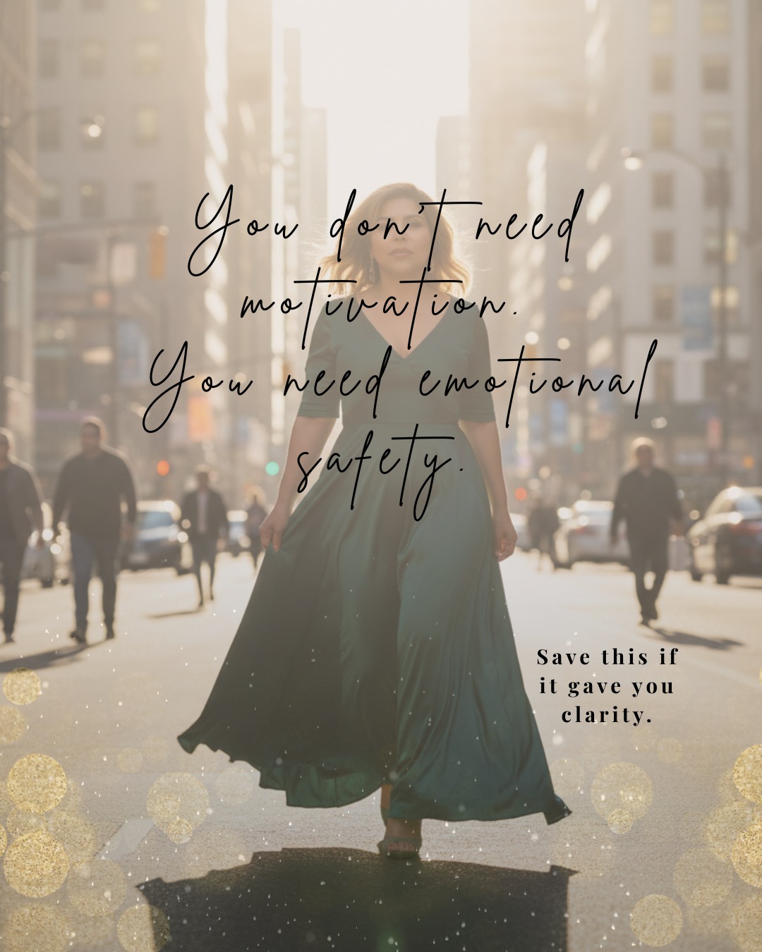 You donāt need motivation.
You need emotional safety.
When your nervous system feels unsafe,
it doesnāt matter how motivated you are.
Your body will choose protection over progress every time.
Thatās why forcing yourself to change never lasts.
Youāre asking a nervous system built to survive
to suddenly feel safe receiving more.
Identity lives in the body.
Not in your to-do list.
When safety comes first, consistency becomes natural.
Habits stick.
Desires feel possible.
Life stops feeling like a fight.
Save this if it gave you clarity.
Share it with a woman whoās tired of forcing herself.
#storytelling #storyinstagram #storytime #storyteller #StorytimeTruth #story #storyofthestreet #storyboard #healing #women #womensupportingwomen #womenpower #healingenergy #healingvibes #womenentrepreneurs