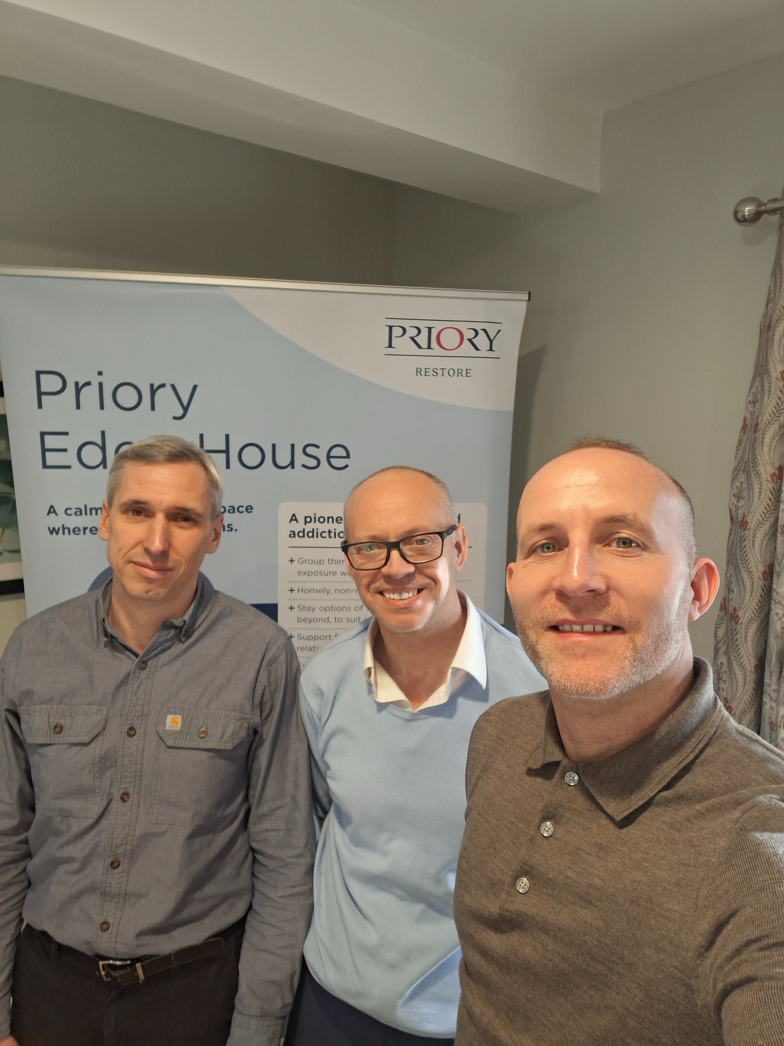 At Chasing The Stigma, we’re proud to work with organisations that share our commitment to improving mental health support, and we’re delighted to have @priorygroup as a headline sponsor of our work.
Our Head of Business and Operational Development, Chris Clarke, was pleased to visit Priory’s new addiction support service, Eden House, in North London, part of Priory’s Flourish programme. He was particularly struck by the calm, nurturing environment created by Steve Clarke and his team, alongside the innovative, person-centred approaches supporting recovery. 🫶
We’re continually impressed by the vital work Priory does and grateful for the partnership that helps us extend the reach and impact of the Hub of Hope.
Thank you for the warm welcome as always! 💙
If you are an organisation and interested in supporting us, visit the link in our bio and click 'partnerships'.