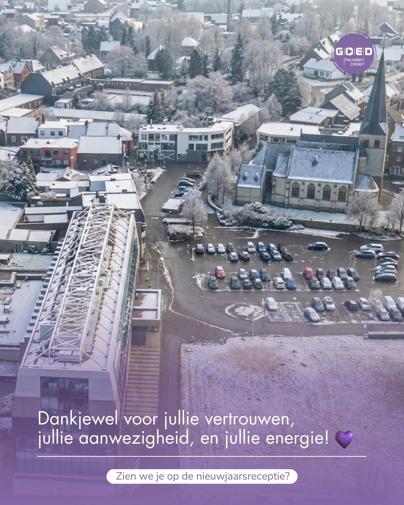 Terugblikken en vooruitkijken.
Het einde van het jaar nodigt ons uit om even stil te staan.
2025 was een bijzonder jaar voor G|O|E|D.
We hebben samen veel mogen beleven: van werken aan projecten tot warme ontmoetingen tijdens onze ledenactiviteiten en babbels in de buurt.
We zijn gegroeid: in mensen, in vertrouwen, in verbondenheid.
En dat is helemaal te danken aan jullie: inwoners, leden, vrijwilligers, sympathisanten… Dankjewel voor jullie vertrouwen, jullie aanwezigheid, en jullie energie. 💜
Maar nu kijken we vooruit.
Met frisse plannen, nieuwe ideeën en vooral: dezelfde drang om samen te blijven bouwen aan een Heusden-Zolder waar het G|O|E|D is om te leven.
Ook ons team zal aanwezig zijn op de jaarlijkse nieuwjaarsreceptie van Heusden-Zolder, het eerste feestmoment van het nieuwe jaar. Hopelijk zien we jullie daar?
📍 Heldenplein, Heusden-Zolder
📅 Zaterdag 3 januari 2026
🕕 Start om 18u
Laat je verwarmen door de sfeer, maak een babbeltje met ons team, klink mee op het nieuwe jaar en geniet van een drankje in fijn gezelschap.
Iedereen is welkom: jong of oud, lid of nieuwsgierige buur.
#nieuwjaar2026 #heusdenzolder #samensterk #G|O|E|Ddoetmee #heldenplein #nieuwjaarsreceptie #terugblikvoorkijk