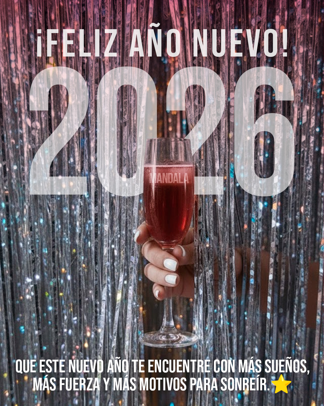 Te deseamos un Año Nuevo lleno de sueños cumplidos,
aventuras y muuuucho Mandala🎆🥂✨