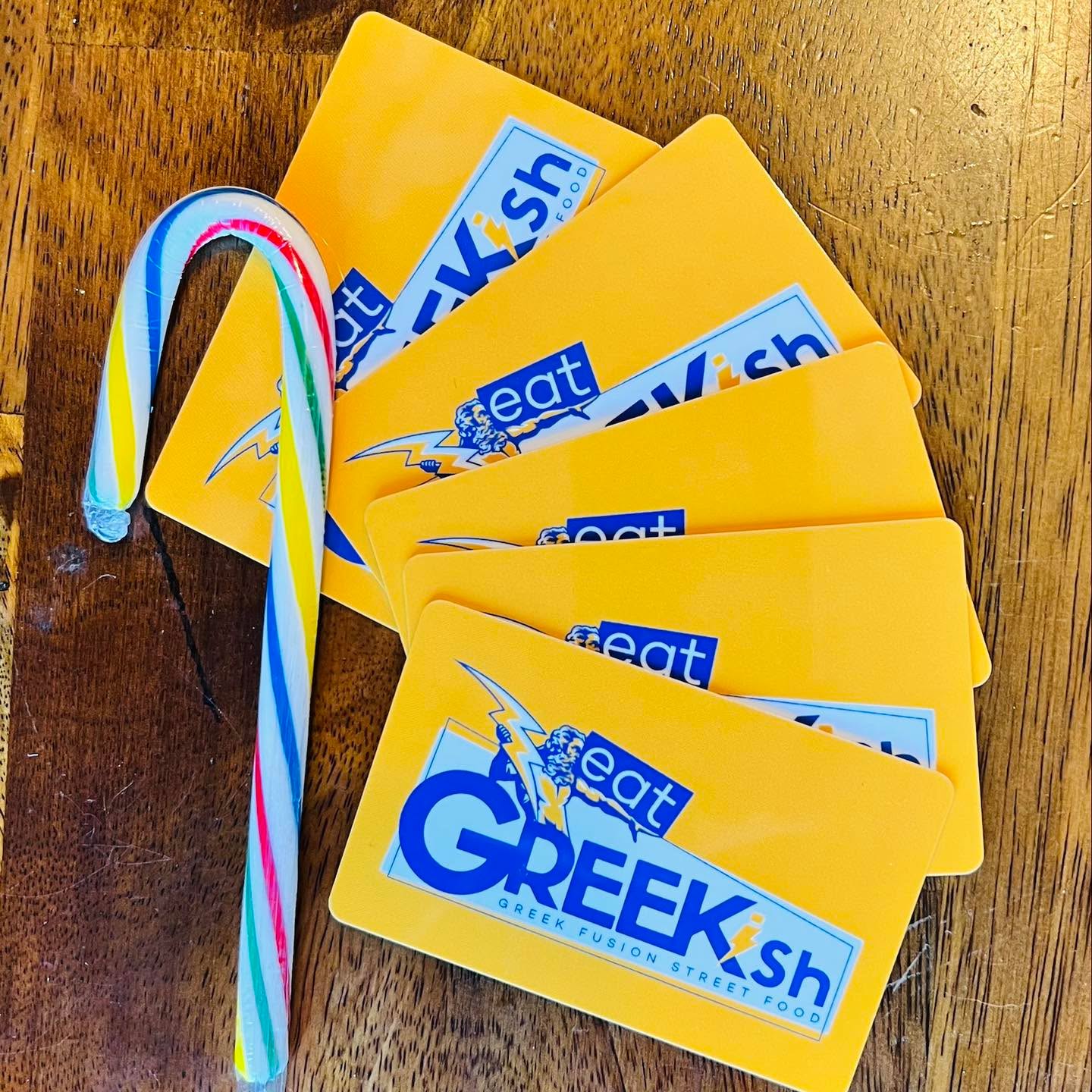 We are out serving this week and Gift Card promos are back through the end of the year!! ONLINE ONLY at eatgreekish.com
~20% off eGift Cards with code GCHOLIDAY
OR
~Buy $100 in eGift Cards, get $25 FREE to use in the New Year! No promo code needed.
~Offers can not be combinedā$25 voucher valid from 1/15/2026-3/31/2026
Hereās this weekās schedule:
TUE-FRI 12/16-19~ CVS on 11th ~ 11-2 & 3-6:30
SAT 12/20 ~ CVS on 11th ~ 12-3