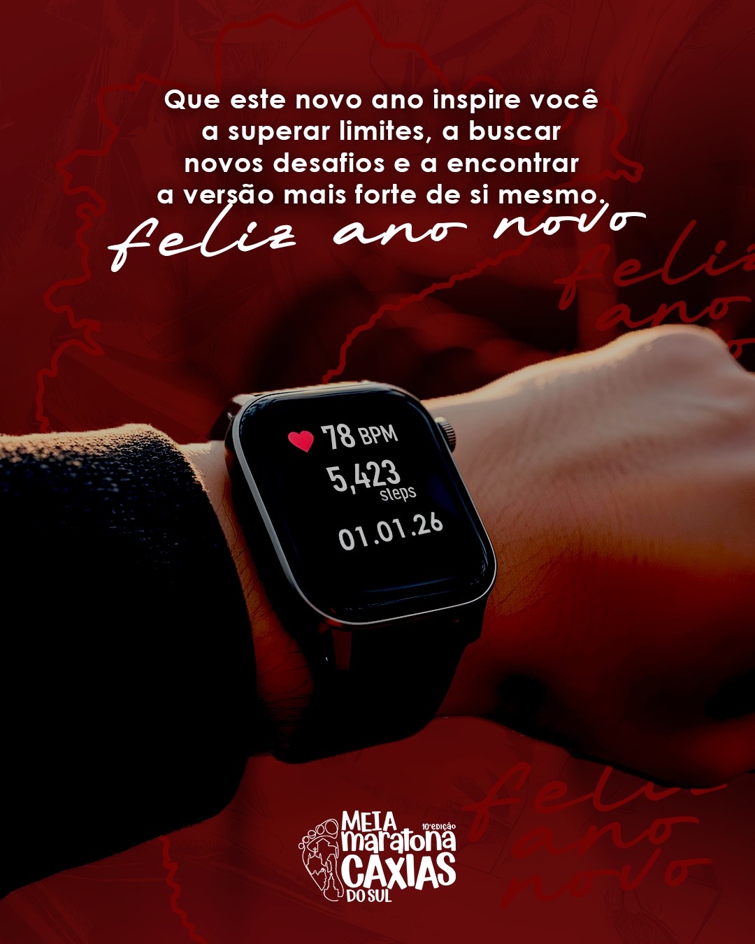 21 quilômetros de determinação, que o novo ano inspire você a superar limites, a buscar novos desafios e a encontrar a versão mais forte de si mesmo.
Desejamos que 2026 seja o seu melhor tempo!
#MeiaMaratonaCaxiasDoSul #21km #Desafio2026