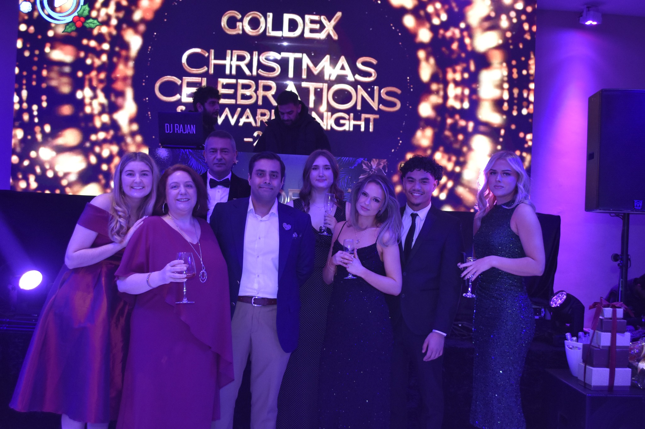 Hard work by day, great vibes by night. Head Office enjoying the Goldex Christmas party ✨
