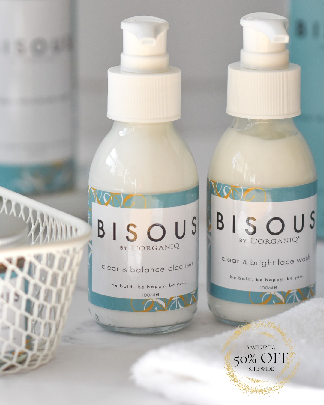 Save up to 50% off our natural teen skincare; BISOUS by L'ORGANIQ.
Get FREE delivery on orders £30+
#teenskincare #teenskin #naturalteenskincare #bisous #lorganiq