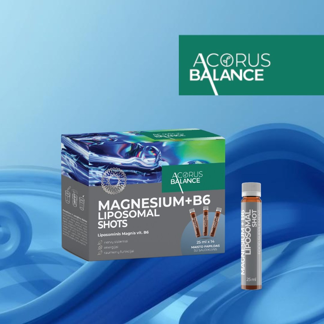 🔵 MAGNESIUM + B6 LIPOSOMAL SHOTS 🔵
Liposomālie vitamīni pēdējā laikā kļuvuši ļoti populāri un pamatoti - tie uzsūcas daudz labāk nekā parastie vitamīni.
❓Kāpēc
Jo liposoma ir kā maza, gudra kapsula, kas “apvelk” vitamīnu ar aizsargkārtiņu, ļoti līdzīgu mūsu šūnu membrānām. Tas nozīmē, ka: vitamīns nesadalās gremošanas traktā, tiek nogādāts tieši tur, kur nepieciešams un uzsūcas daudz efektīvāk. Tāpēc liposomālie produkti ir lieliska izvēle tiem, kuri vēlas sajust reālu rezultātu.
Īpaši izstrādāts efektīvai magnija un B6 vitamīna uzņemšanai, izmantojot modernu liposomālo tehnoloģiju. Liposomas palīdz nodrošināt labāku aktīvo vielu uzsūkšanos organismā.
✨ Magnijs
– palīdz samazināt nogurumu un nespēku
– veicina normālu enerģijas vielmaiņu
– atbalsta nervu sistēmu un muskuļu darbību
– stiprina kaulus un zobus
✨ B6 vitamīns
– veicina enerģijas vielmaiņu
– palīdz nervu sistēmai un psiholoģiskajām funkcijām
– stiprina imūnsistēmu
– mazina nogurumu
Vēlies ikdienā justies enerģiskāk un līdzsvarotāk?
Izmēģini mūsu Magnijs + B6 liposomālo formulu un sajūti atšķirību!