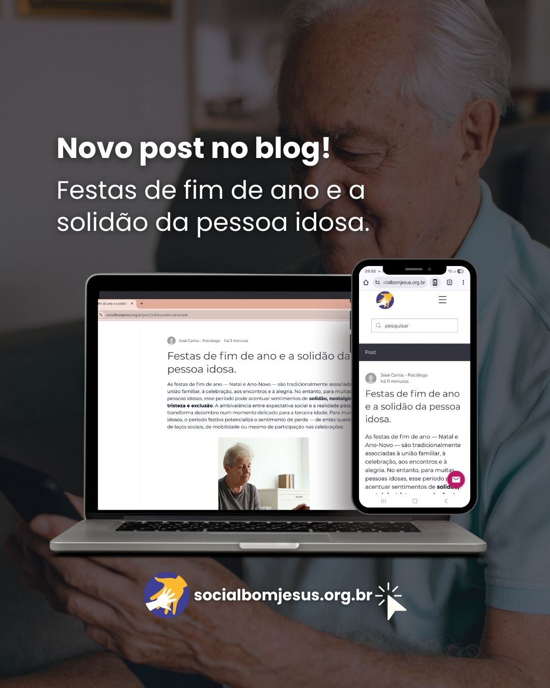 No Brasil, levantamento recente da Sociedade Brasileira de Geriatria e Gerontologia (SBGG) aponta que a solidão é o principal receio dos idosos nessa época do ano. A própria saúde e as condições de mobilidade, que tendem a se agravar com a idade, dificultam a participação em festas, visitas ou encontros — o que contribui para o isolamento.
A solidão na velhice pode causar consequências graves à saúde.
Saiba mais acessando o nosso blog {link da bio}
#solidao #solidaopessoaidosa #terceiraidade #festasdefimdeano