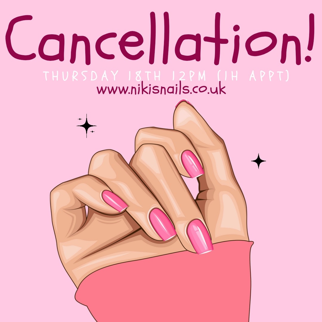 👀
1h appt available tomorrow due to illness, any takers? Book on the website
www.nikisnails.co.uk/book-online
