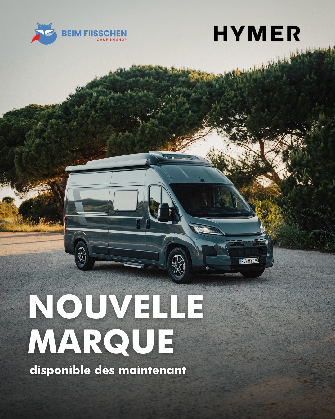 📣 @hymer, elo nei Beim Fiisschen! Bekannt als ee vun de Pionéier am Beräich vun de Camper: komfortabel, modern, mat innovativer Technologie an héijer Zouverlässegkeet op der Strooss 🚐
Kommt laanscht, loosst iech beroden a fannt ären ideale Begleeder fir déi nächst Aventure! 🗺️