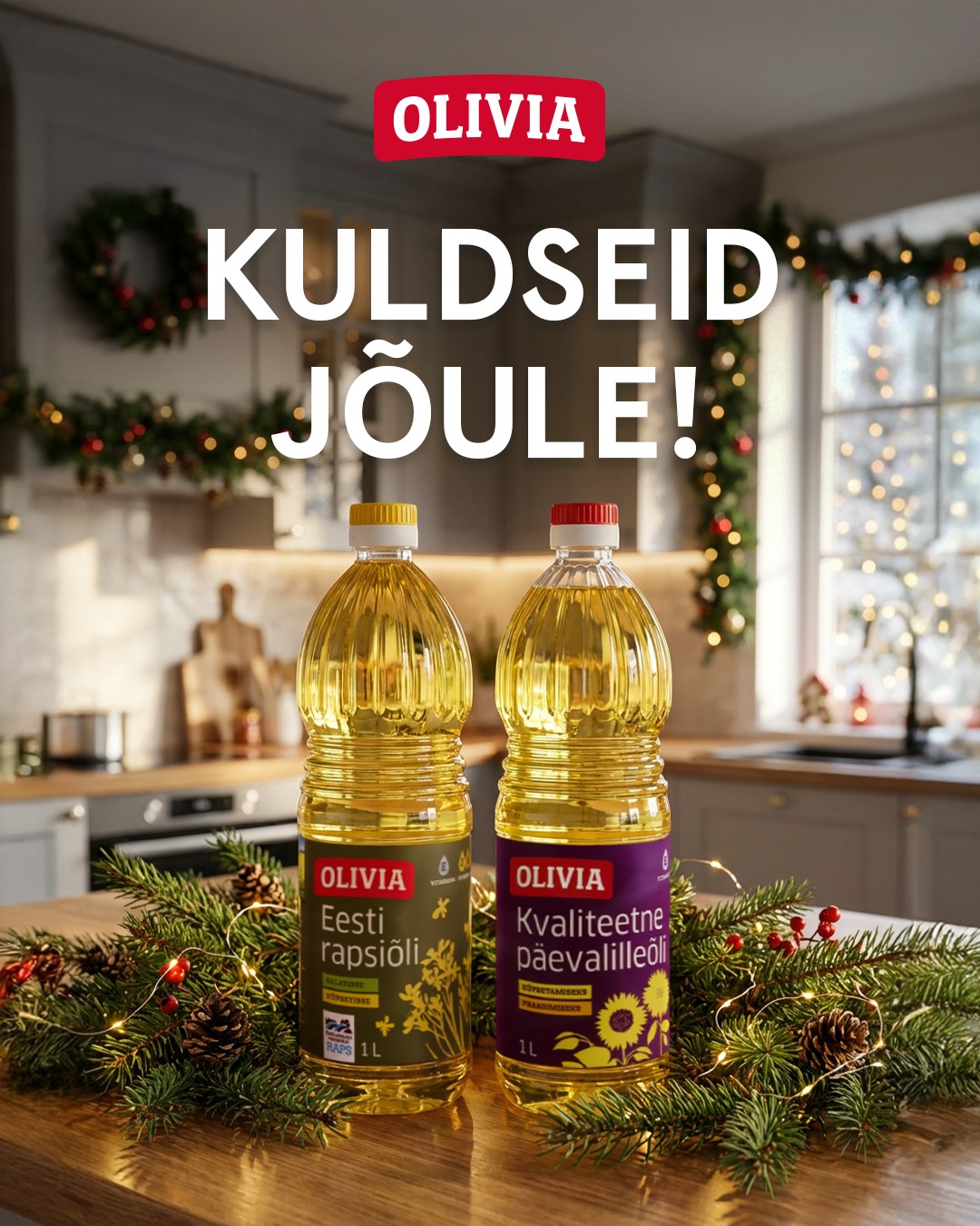 Olivia pere soovib Sulle mõnusalt kuldseid, maitsvaid ja rõõmurohkeid jõule! 🎅🏼💛