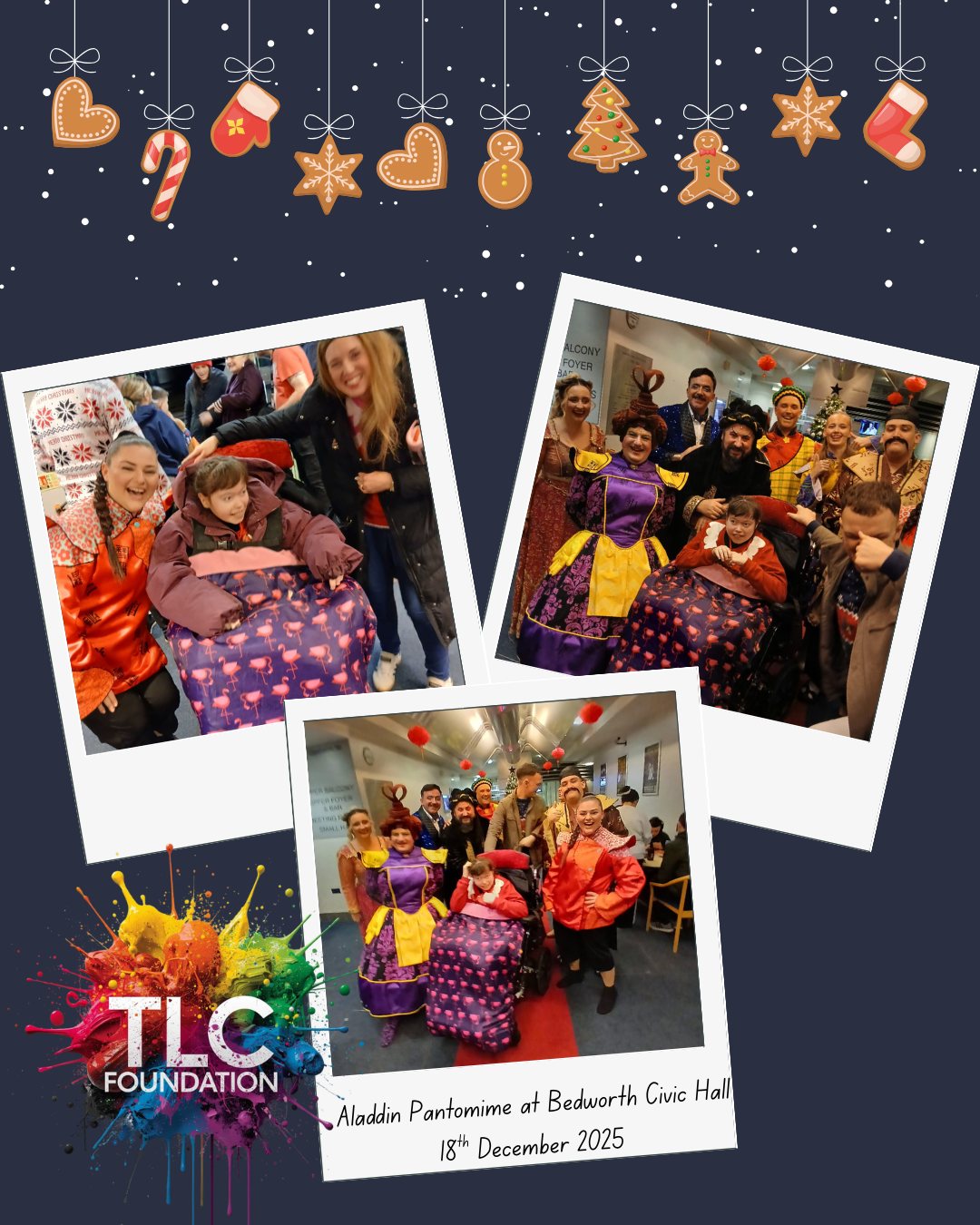 Such a lovely night at the pantomime at Bedworth Civic Hall ๐
We were treated to Aladdin and everyone had a great time.
We did not take many photos, but the smiles and laughs say it all โจ
Thank you for a fun family night out ๐งโโ๏ธ๐ญ
#TLCFoundation #PantoNight #Aladdin #FamilyTime #BedworthCivicHall #MakingMemories #CommunityJoy