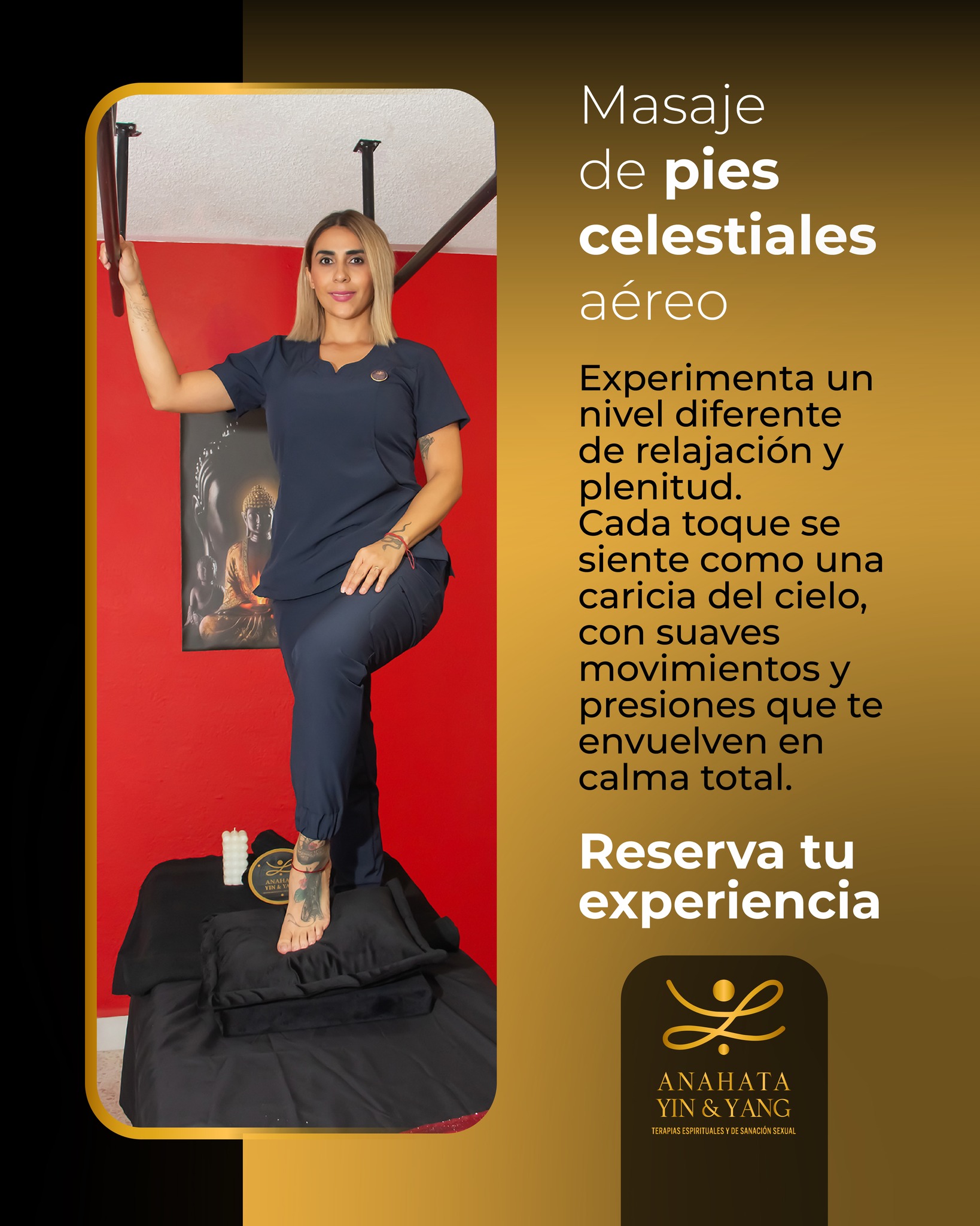 ✨☁️ Masaje de Pies Celestiales Aéreo ☁️✨
Eleva tu cuerpo, libera tu mente y deja que cada tensión desaparezca.
Este masaje te envuelve con movimientos suaves y presiones conscientes, llevándote a un estado profundo de relajación y equilibrio 🌿🦶
Siente cómo el estrés se disuelve y tu energía vuelve a fluir, como si el cielo tocara tus pies 💫
Un momento solo para ti, donde la calma y la plenitud se encuentran.
💆♀️✨ Regálate esta experiencia única
📩 Reserva tu sesión y déjate llevar
WhatsApp: 446 177 8787
Conoce todo lo que tenemos para ti en anahatamasajesqueretaro.com
#MasajeSensorial #RelajaciónProfunda #Desconexión #Bienestar #AnahataYinYang #TerapiasCorporales #SaludYBienestar #MomentosParaTi