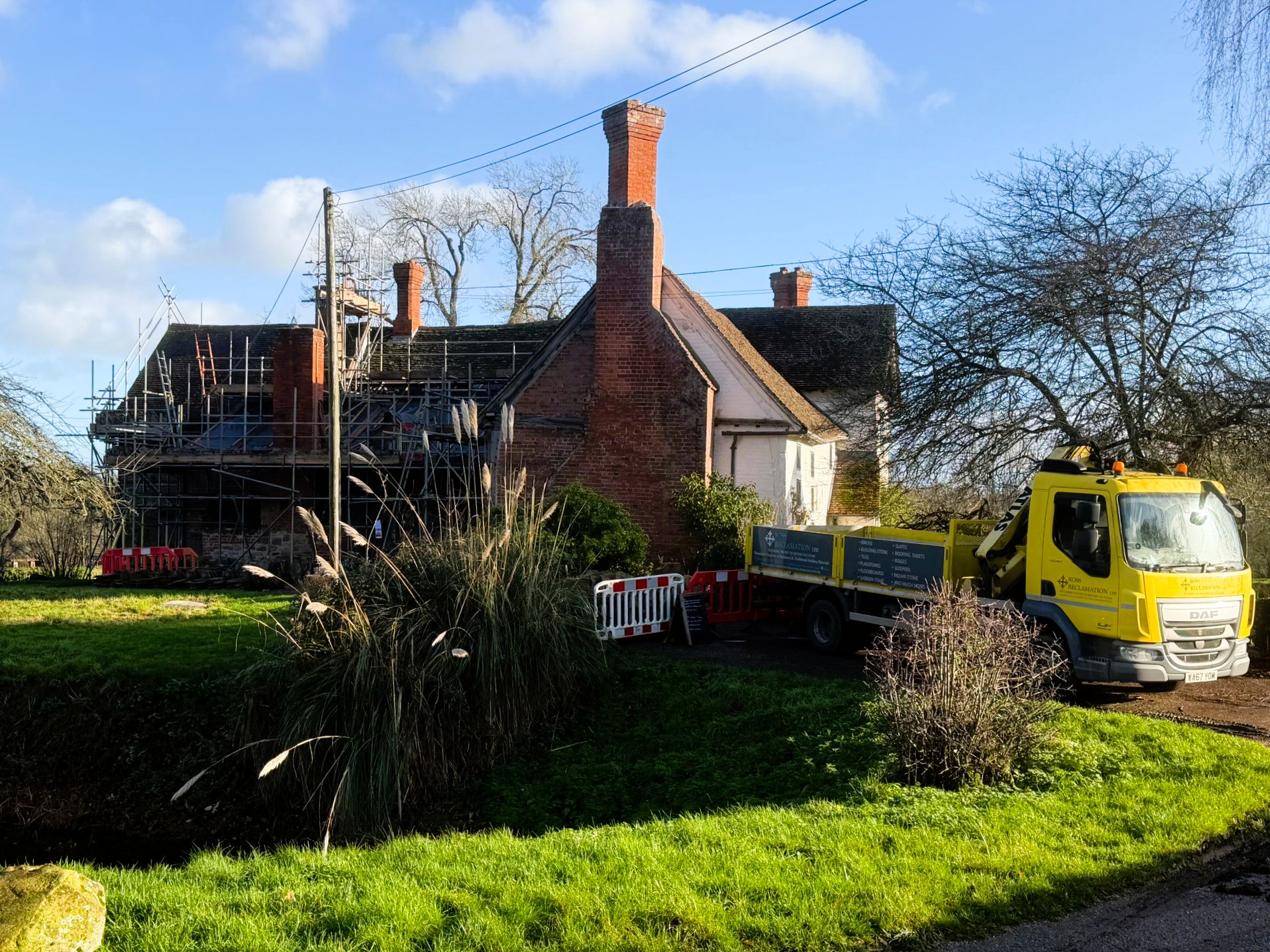 Brockhampton Estate. From Yard to Site: Reclaimed Building Materials in Use.
We are incredibly proud to have supplied reclaimed stone tiles for the Grade I listed Manor House at the National Trust’s Brockhampton Estate in Bromyard.
Lower Brockhampton Manor is one of the finest surviving examples of a late medieval timber-framed house, dating back to the late 14th century. Surrounded by its original moat and paired with a striking 16th-century brick gatehouse, the building reflects centuries of amazing evolution, with details showing medieval craftsmanship, to later Tudor additions, all rooted firmly in traditional materials and local character.
Using reclaimed stone in a building like this feels especially fitting. Materials with history, texture and age, helping to protect and preserve a place that has stood for over 600 years.
Huge credit to Treasure and Son LTD, the skilled contractors entrusted with the work. Their care, knowledge and respect for historic buildings really shows, and it’s a privilege to see reclaimed materials given a second life in such an important setting.
#RossReclamation #ReclaimedStone #GradeOneListed #BrockhamptonEstate #NationalTrust #HistoricBuildings #TraditionalCraftsmanship #HeritageRestoration #SustainableBuilding