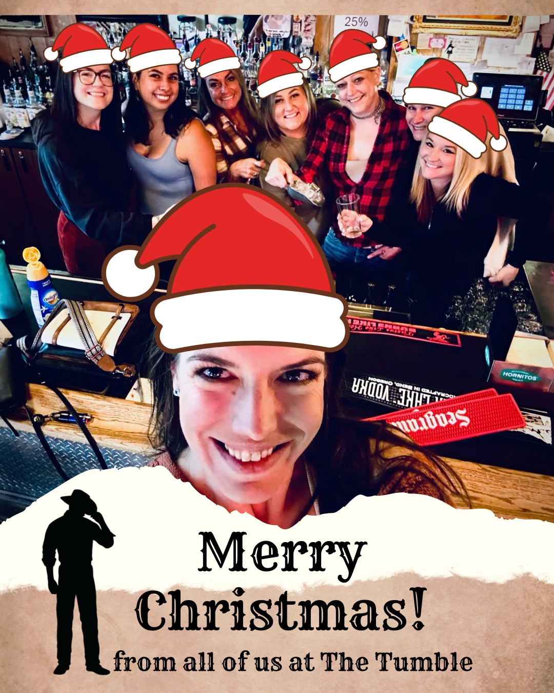 Merry Christmas from everyone here at the Tumble!
Don't worry, drinking resumes tomorrow!🍻
#redmonddivebar #thetumbleinn #local #localsknow #LocalSpot #DiveBarVibes #TumbleInnRedmond #DiveBarFun #thetumbleinnredmond #remondoregon #TumbleInn #RedmondDiveBar #thetumble #localbusiness #RedmondOR #localhangoutredmond #centraloregon #RedmondORBars #redmondoregon #TumbleInnFamily #BestBartenders