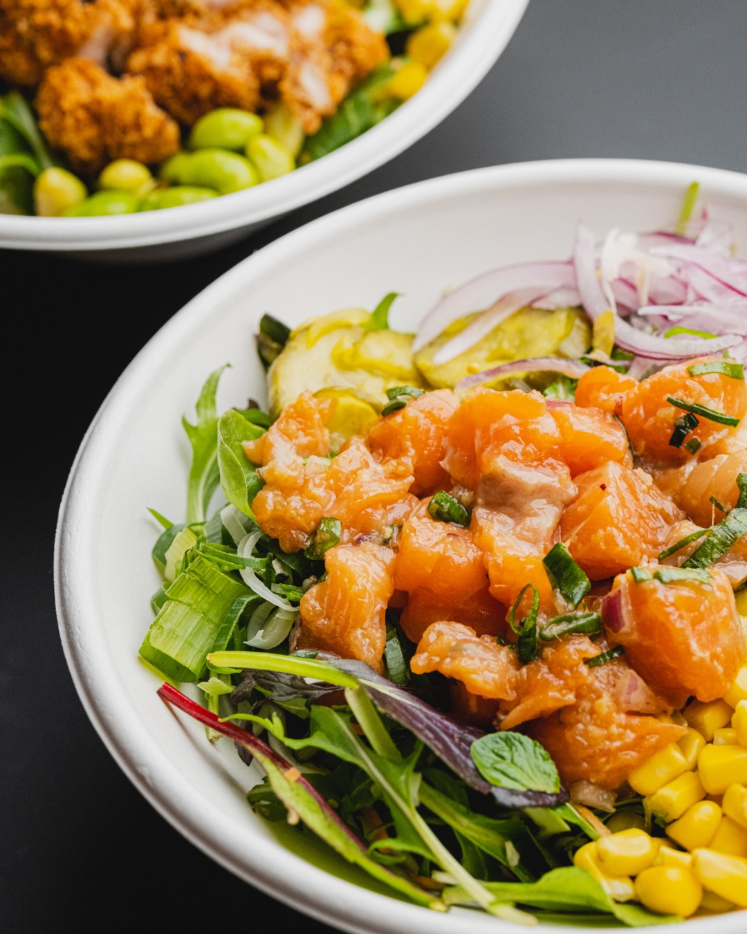 Summer in a bowl ☀️��Cool off with @tjpoke_nz … fresh salmon, crisp greens, and a little taste of island life right in the city.�
Swing by 18 Willis for the ultimate summer lunch.�
#18 WillisSt #WellingtonCBD
